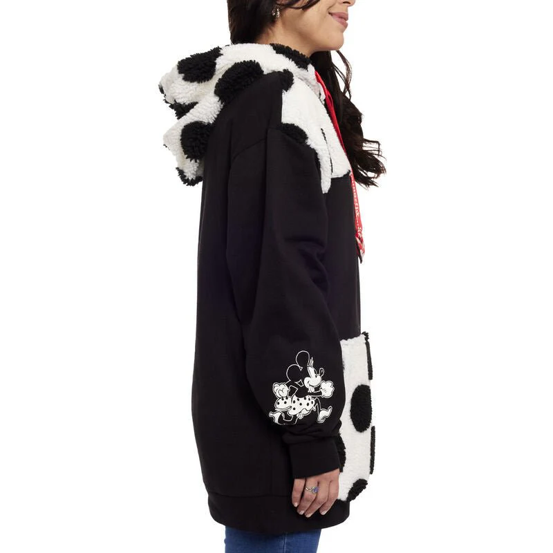 Loungefly x Disney Minnie Mouse Rocks The Dots Unisex Hoodie - Image 10