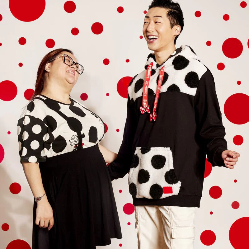 Loungefly x Disney Minnie Mouse Rocks The Dots Unisex Hoodie - Image 3