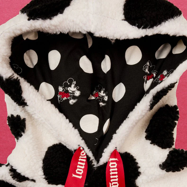 Loungefly x Disney Minnie Mouse Rocks The Dots Unisex Hoodie - Image 5