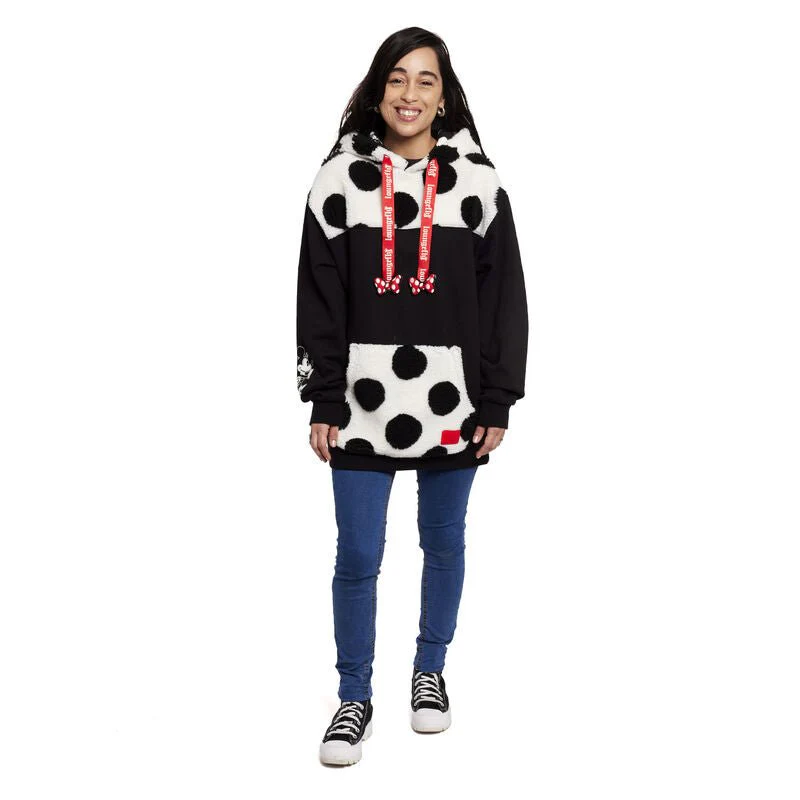 Loungefly x Disney Minnie Mouse Rocks The Dots Unisex Hoodie - Image 7