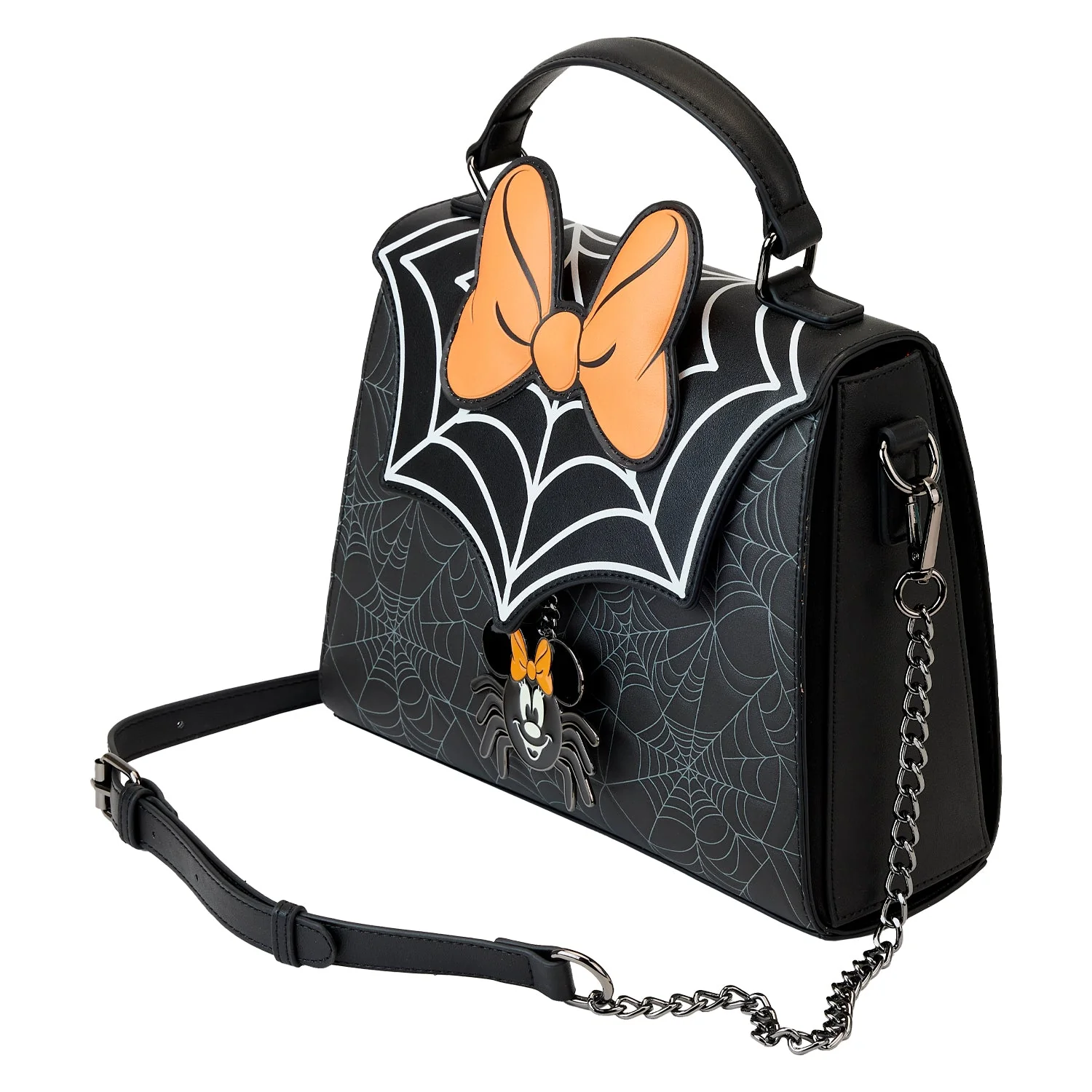 Loungefly x Disney Minnie Mouse Spiderweb Crossbody Bag - Image 4