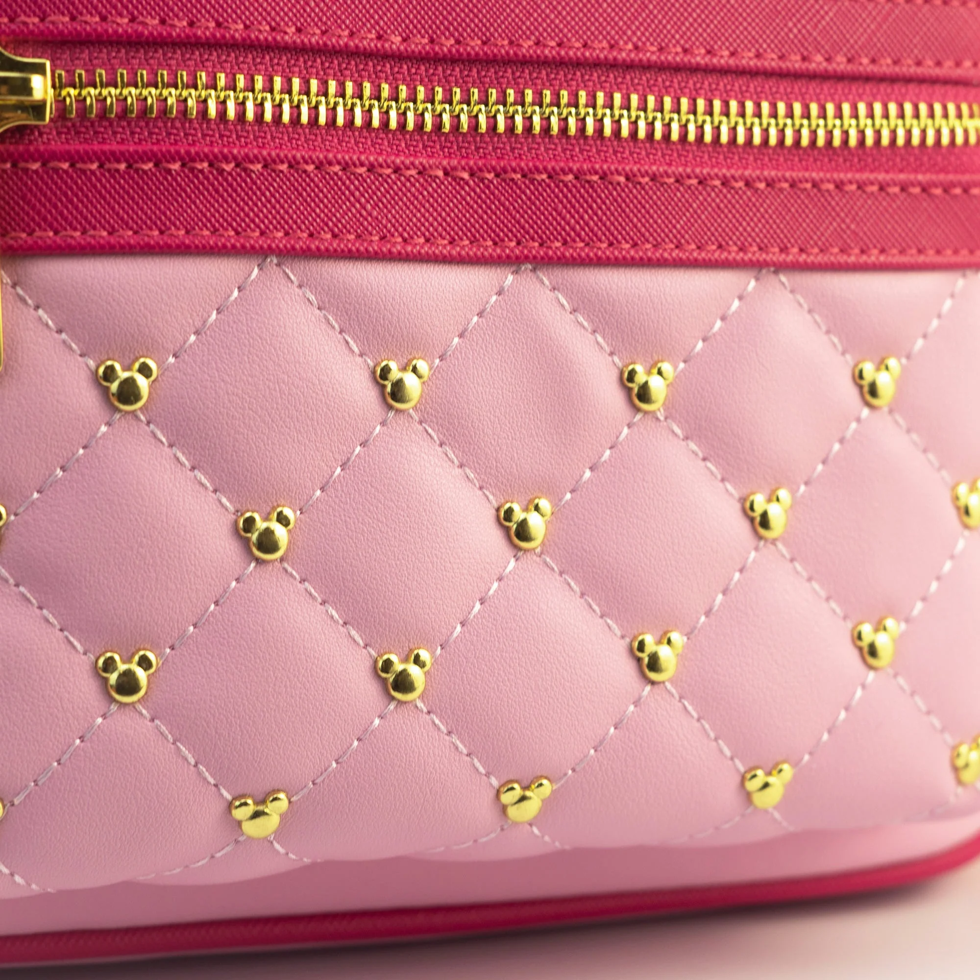 Loungefly x Disney Minnie Mouse Strawberry Macaron Quilted Mini Backpack - Image 3