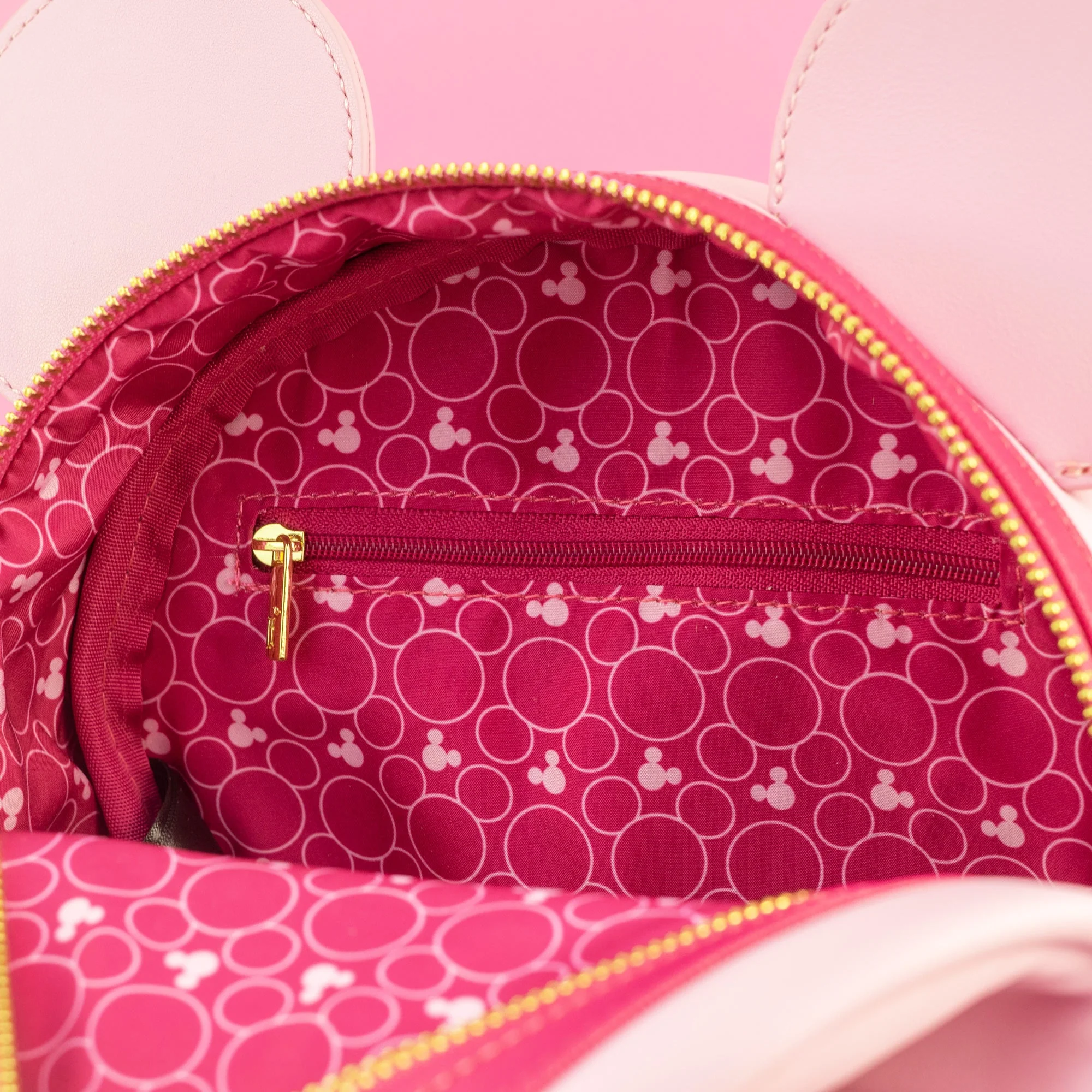 Loungefly x Disney Minnie Mouse Strawberry Macaron Quilted Mini Backpack - Image 5