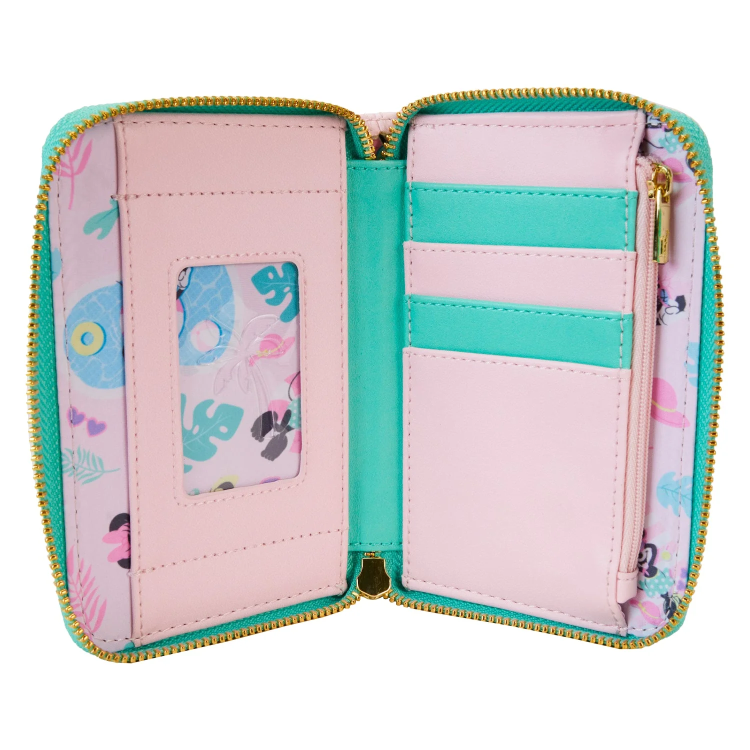 Loungefly x Disney Minnie Mouse Vacation Style Zip Around Wallet - Image 4