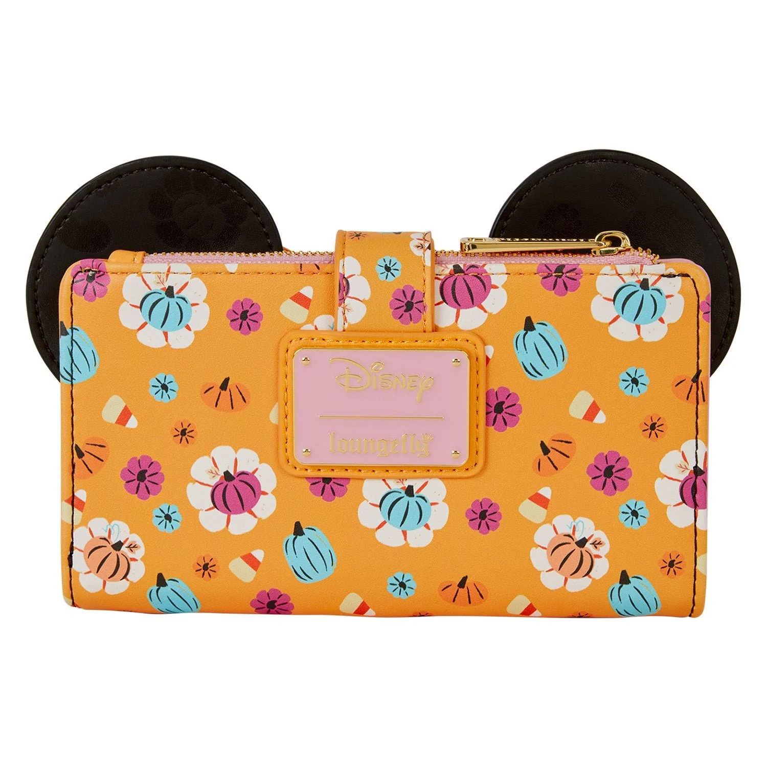 Loungefly x Disney Minnie Mouse Floral Pumpkin Wallet - Image 3