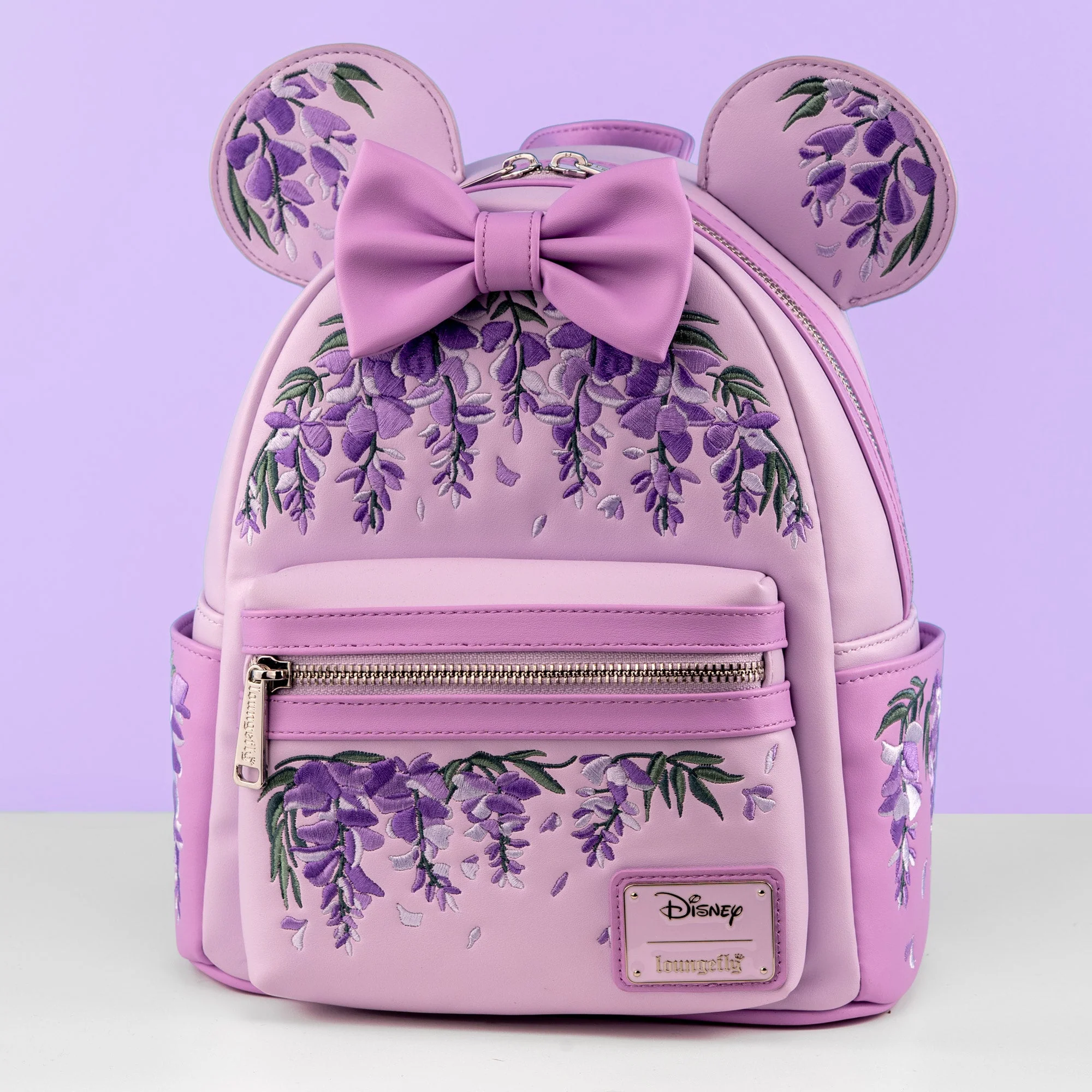 Loungefly x Disney Minnie Mouse Wisteria Floral Scented Mini Backpack
