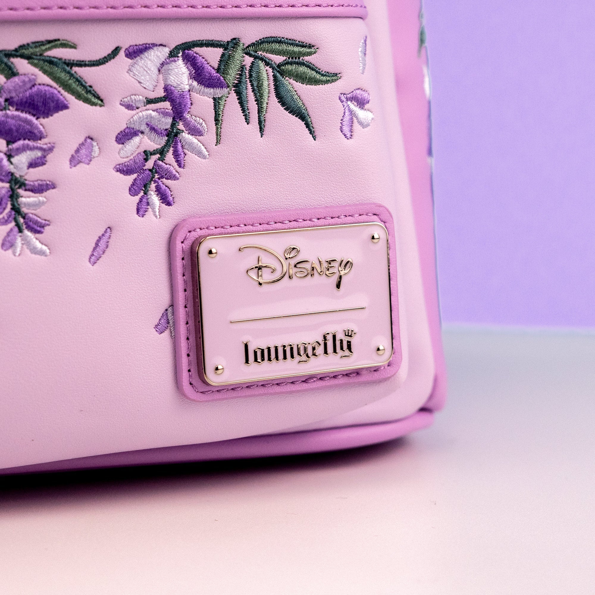 Loungefly x Disney Minnie Mouse Wisteria Floral Scented Mini Backpack - Image 3