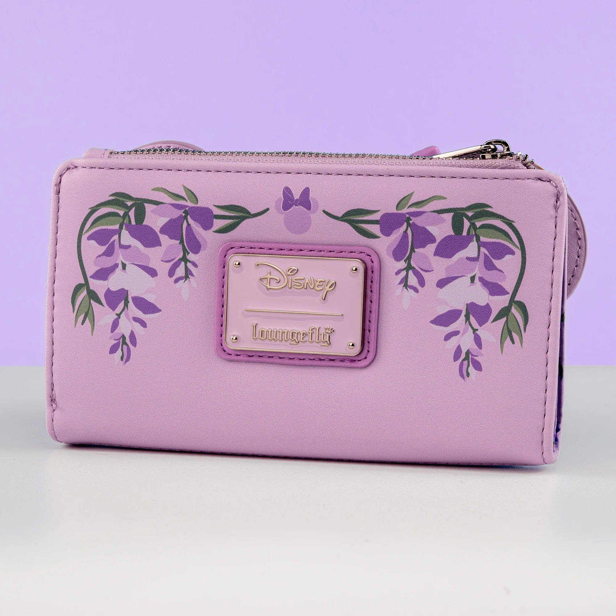 Loungefly x Disney Minnie Mouse Wisteria Floral Scented Wallet - Image 2