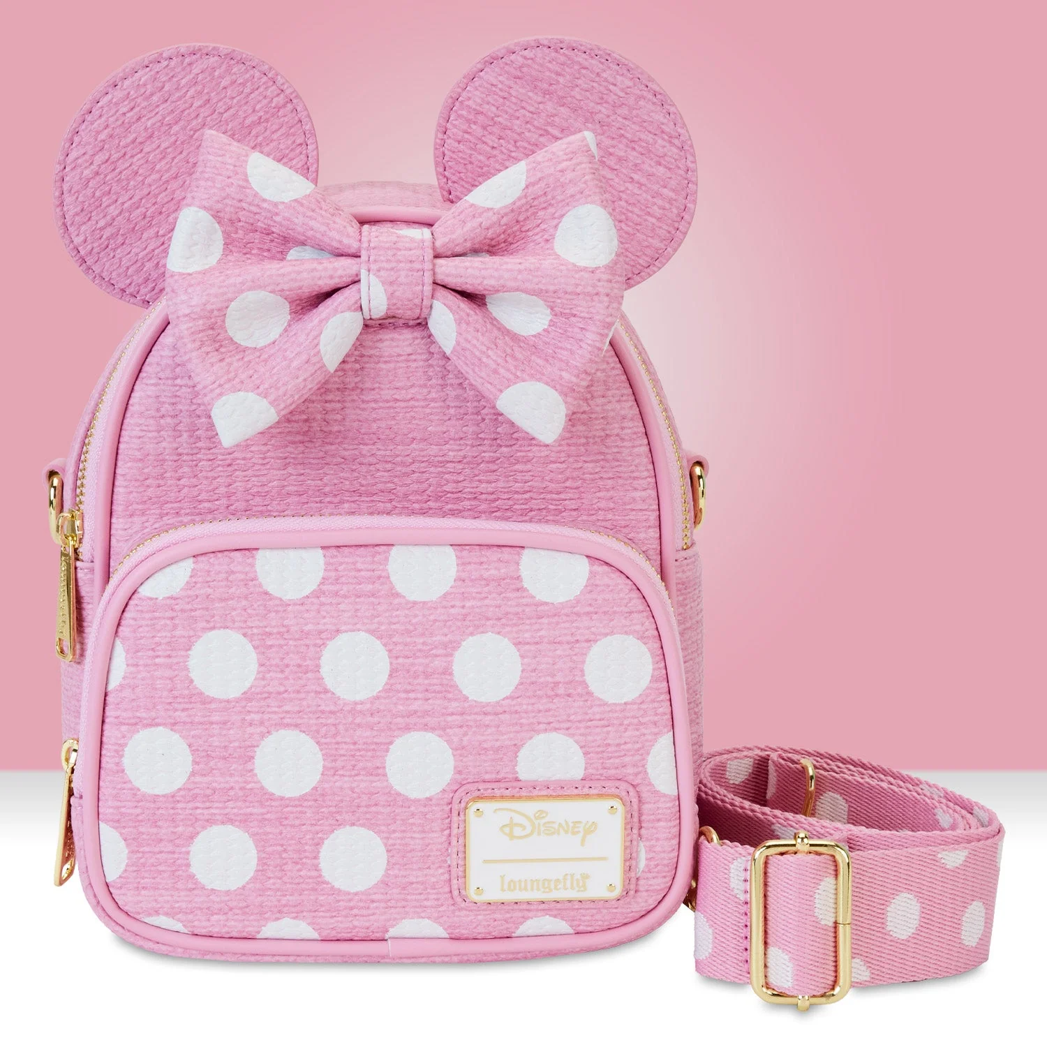 Loungefly x Disney Minnie Straw Mini Convertible Bag