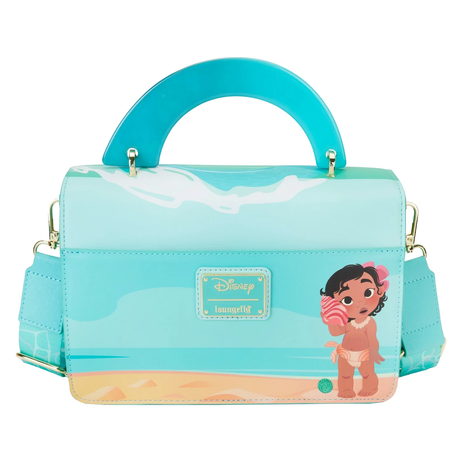 Loungefly x Disney Moana Ocean Wave Handle Crossbody Bag - Image 3