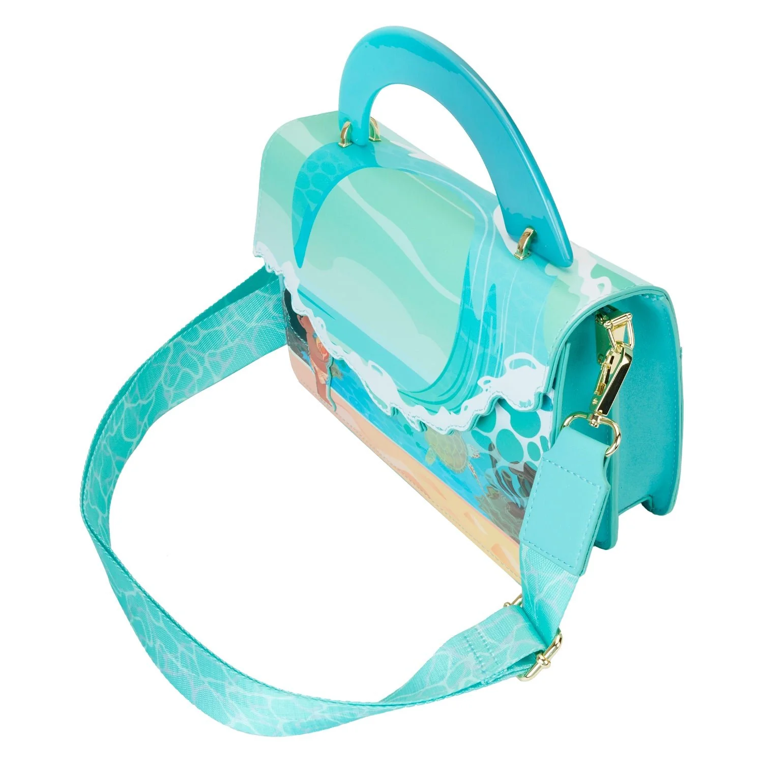 Loungefly x Disney Moana Ocean Wave Handle Crossbody Bag - Image 4