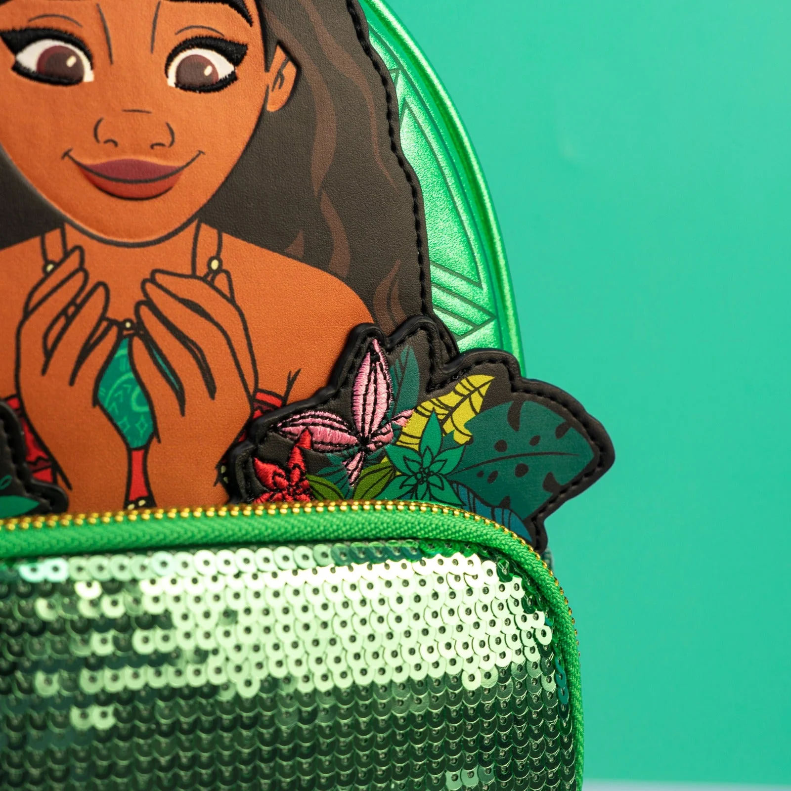 Loungefly x Disney Moana Sequin Mini Backpack - Image 4
