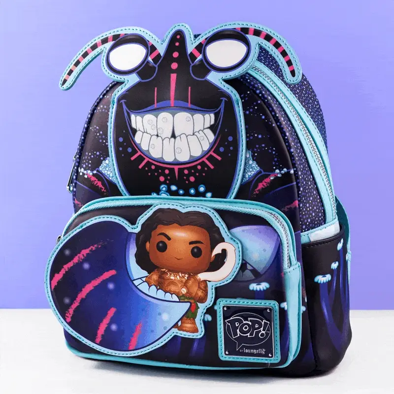 Loungefly x Disney Moana Tamatoa Vs Maui Mini Backpack