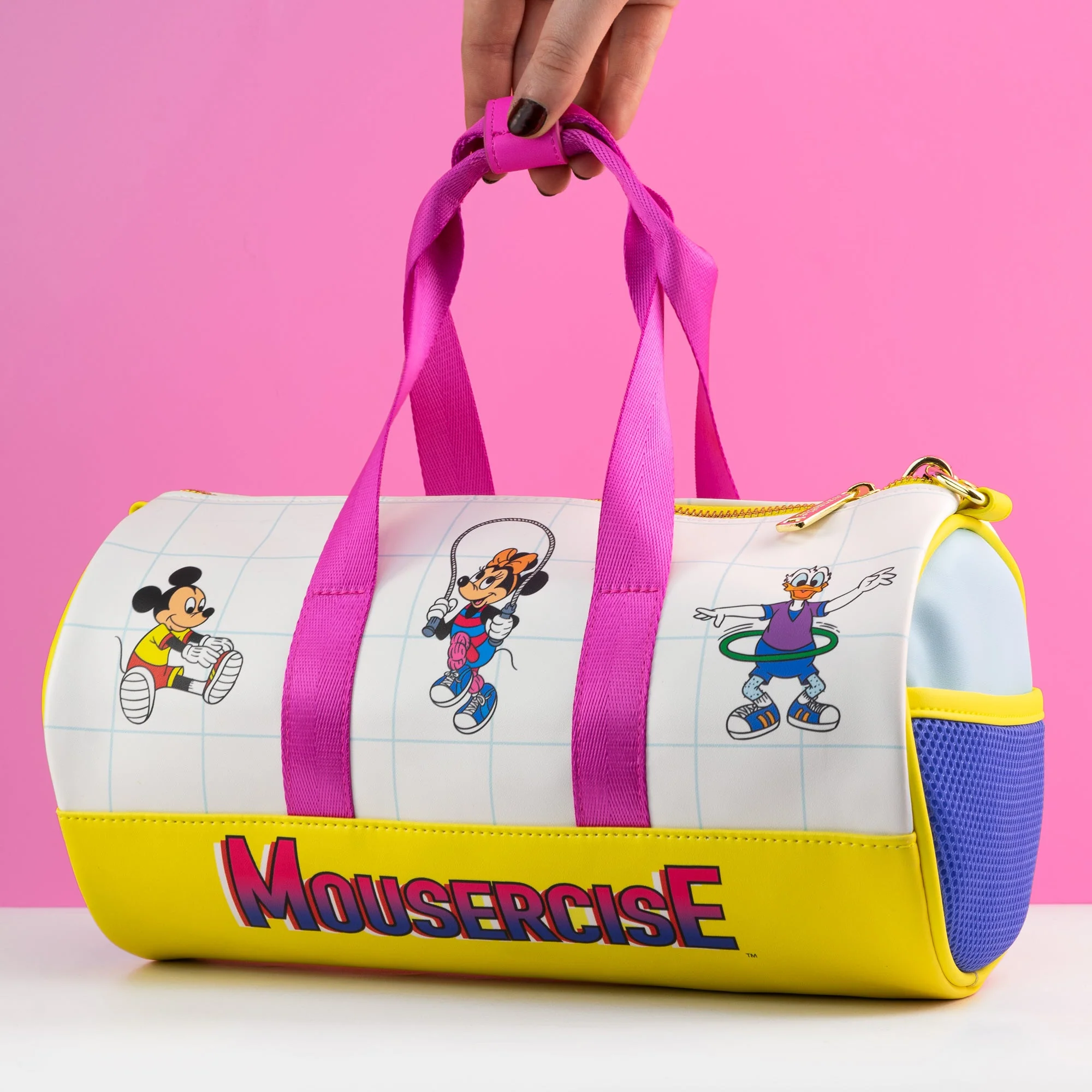Loungefly x Disney Mousercise Duffle Bag
