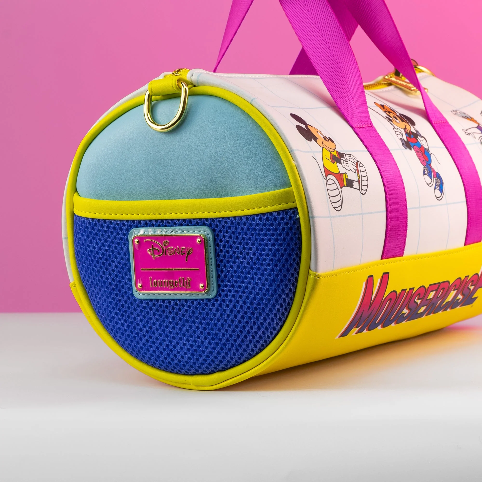 Loungefly x Disney Mousercise Duffle Bag - Image 2
