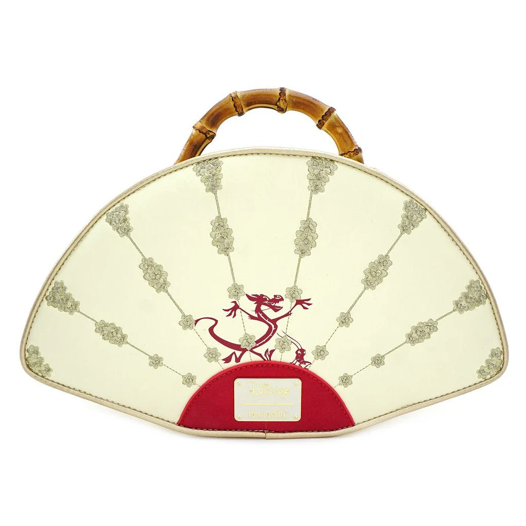 Loungefly X Disney Mulan Bamboo Handle Fan Handbag - Image 4