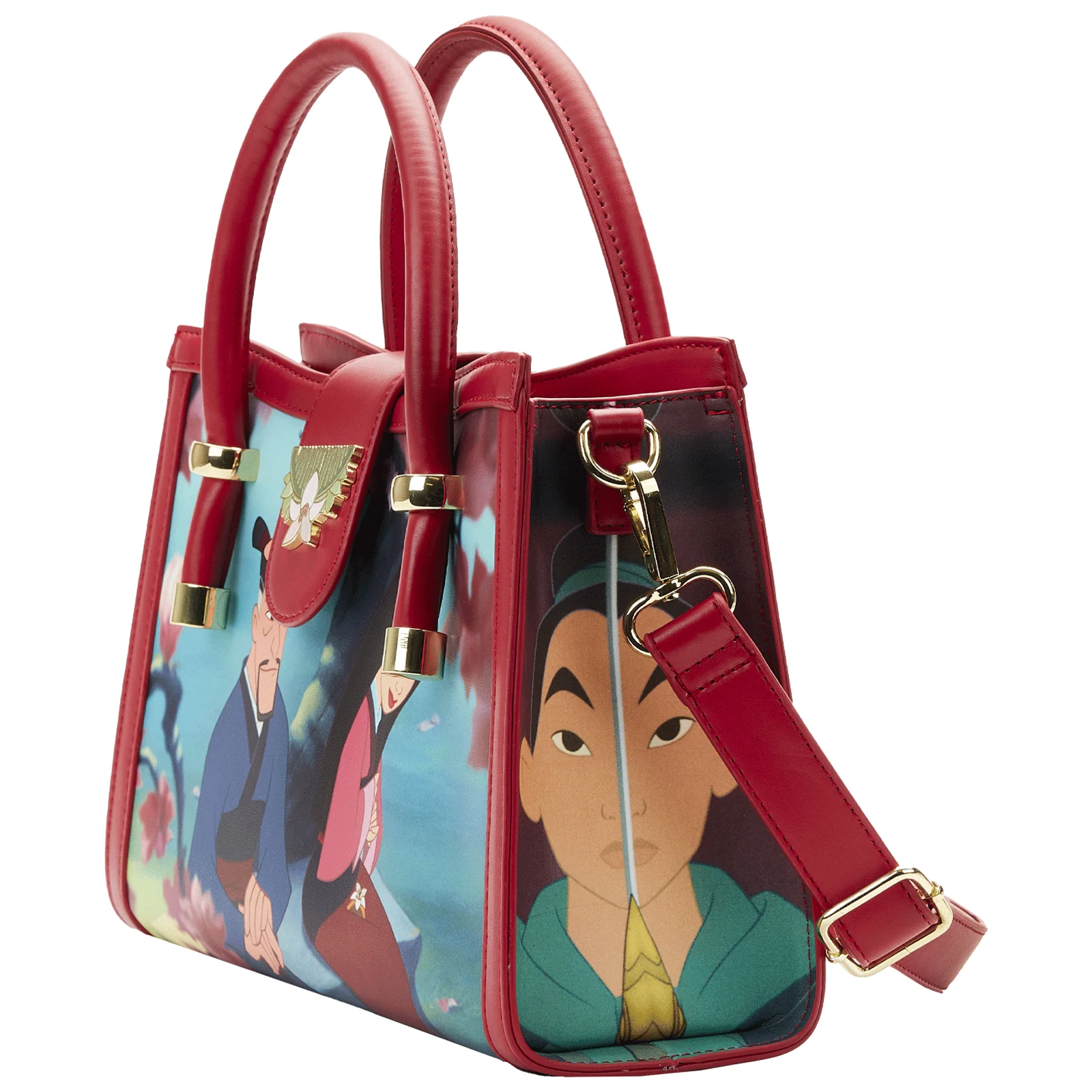Loungefly x Disney Mulan Film Scenes Crossbody Bag - Image 5