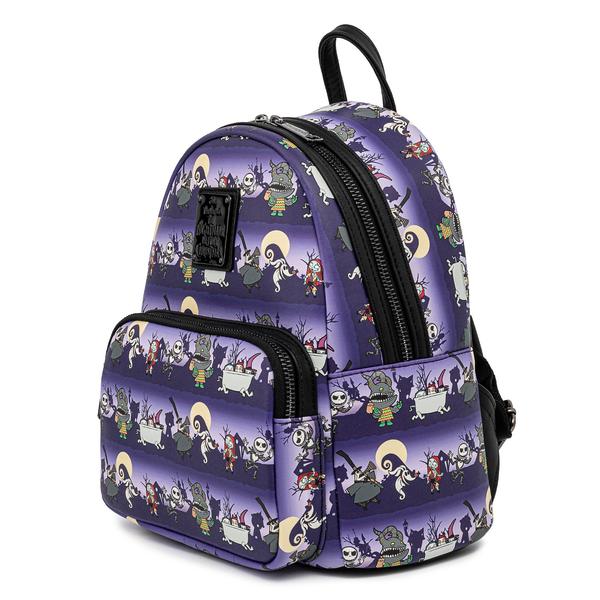 Loungefly x Disney Nightmare Before Christmas All Over Print Mini Backpack - Image 2