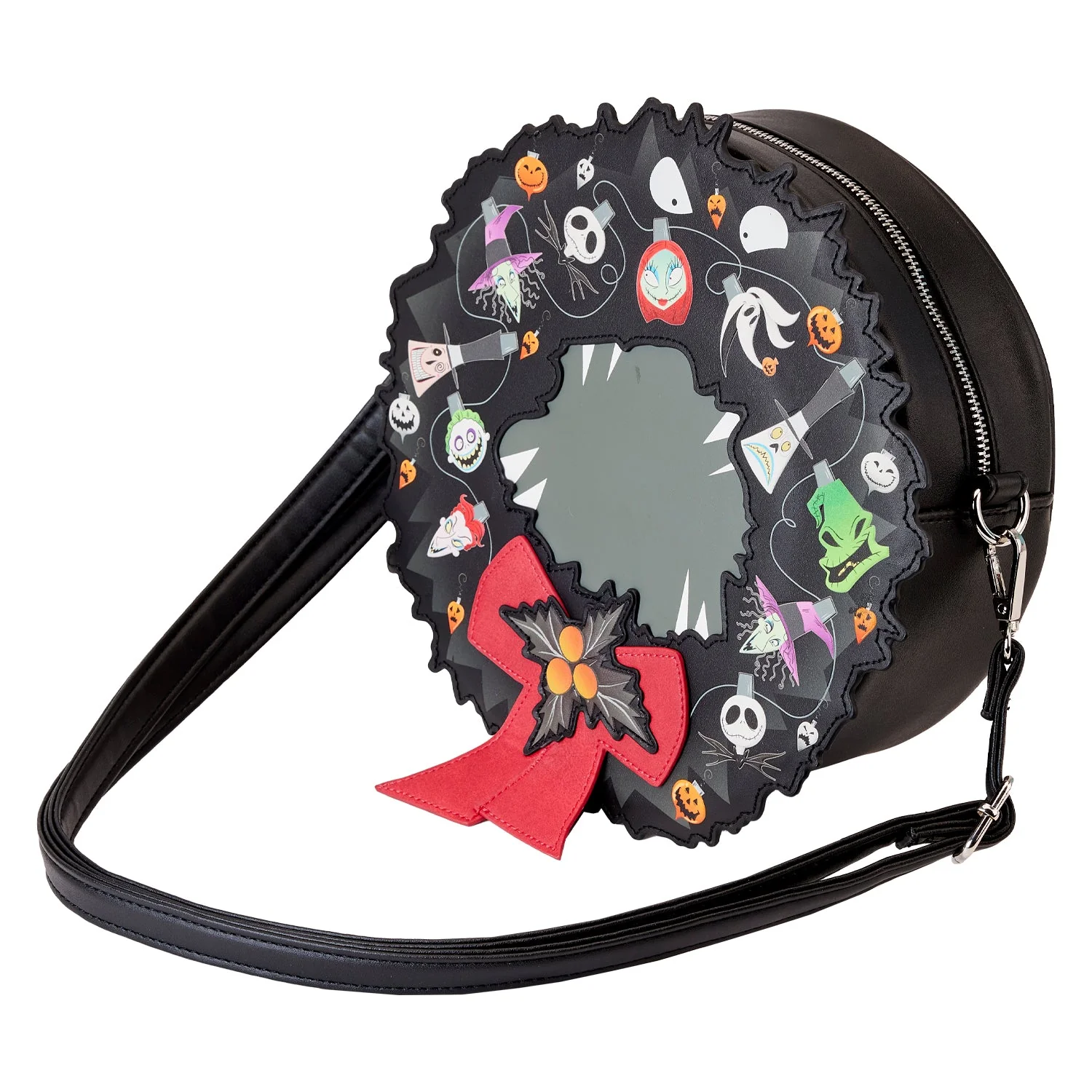 Loungefly x Disney Nightmare Before Christmas Figural Wreath Crossbody Bag - Image 2