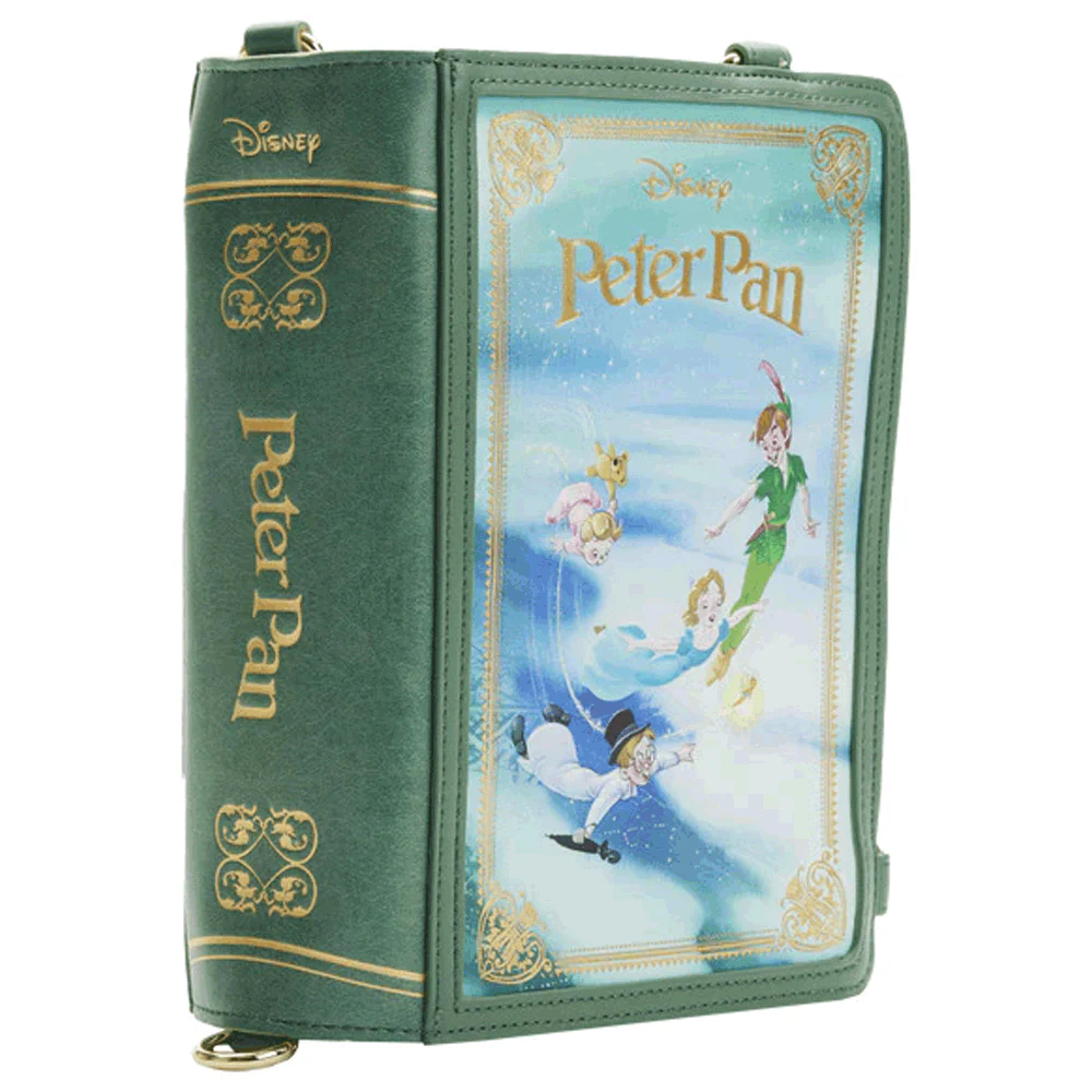 Loungefly x Disney Peter Pan Book Convertible Crossbody Bag - Image 2