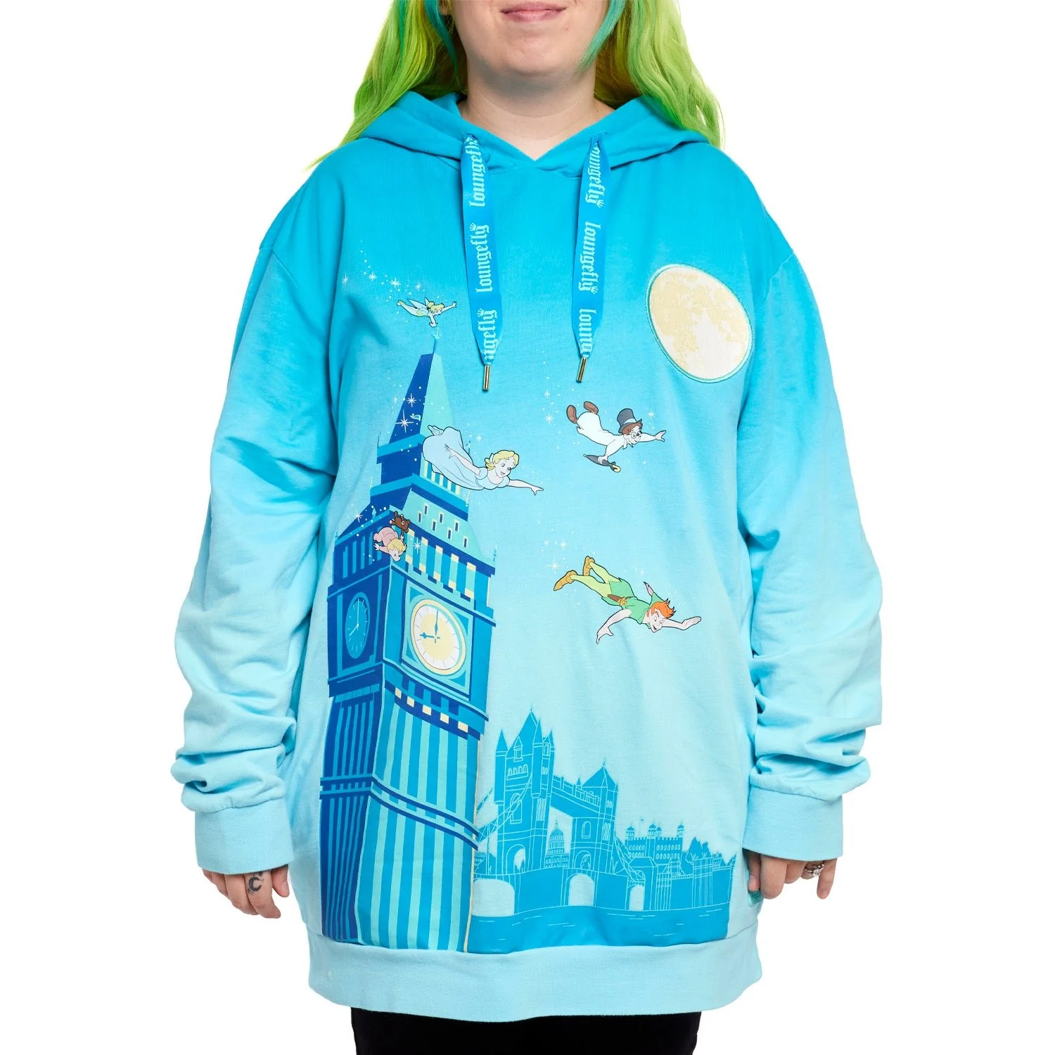 Loungefly x Disney Peter Pan You Can Fly Unisex Hoodie - Image 14