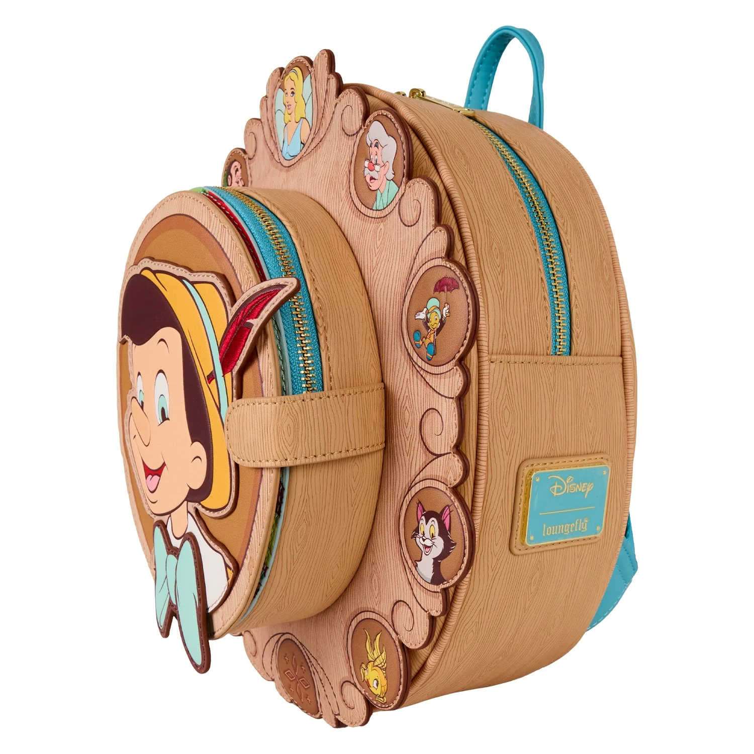 Loungefly x Disney Pinocchio Wishes Do Come True Mini Backpack - Image 4