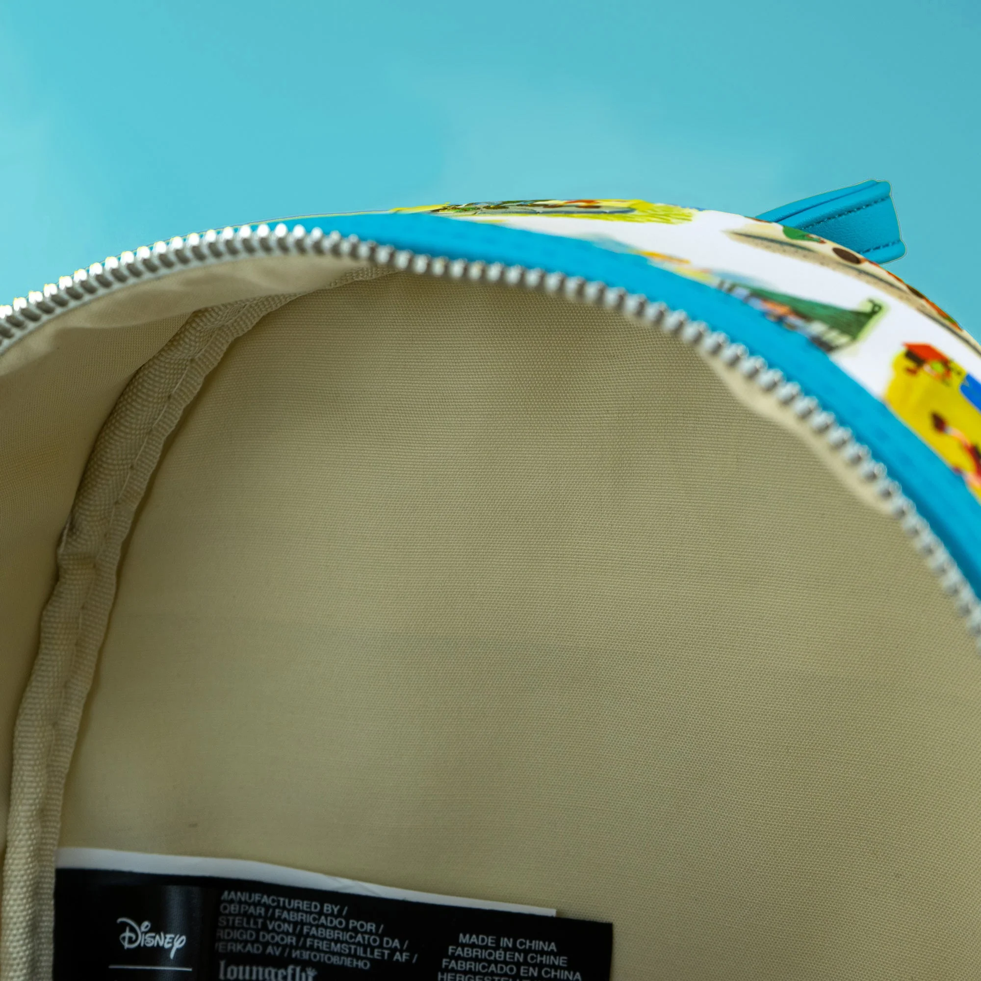 Loungefly x Disney Pinocchio Paintings AOP Mini Backpack - Image 4