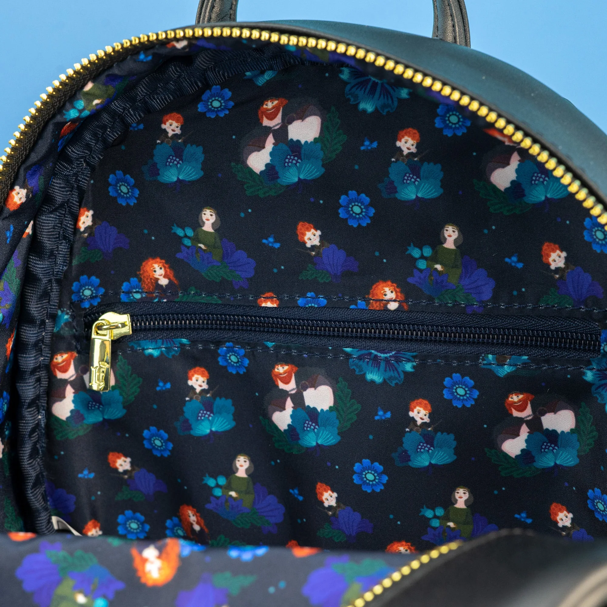 Loungefly x Disney Pixar Brave Floral Mini Backpack - Image 7