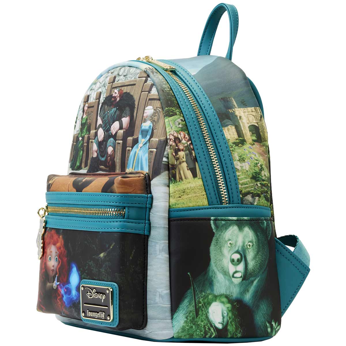 Loungefly x Disney Pixar Brave Merida Scenes Mini Backpack - Image 3