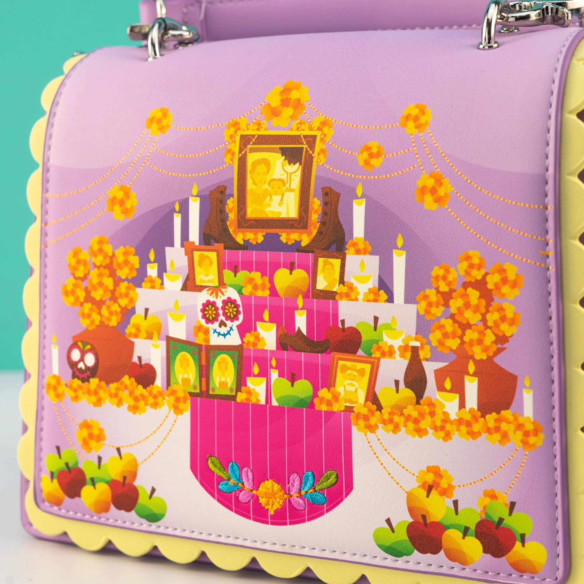 Loungefly x Disney Pixar Coco Ofrenda Crossbody Bag - Image 5