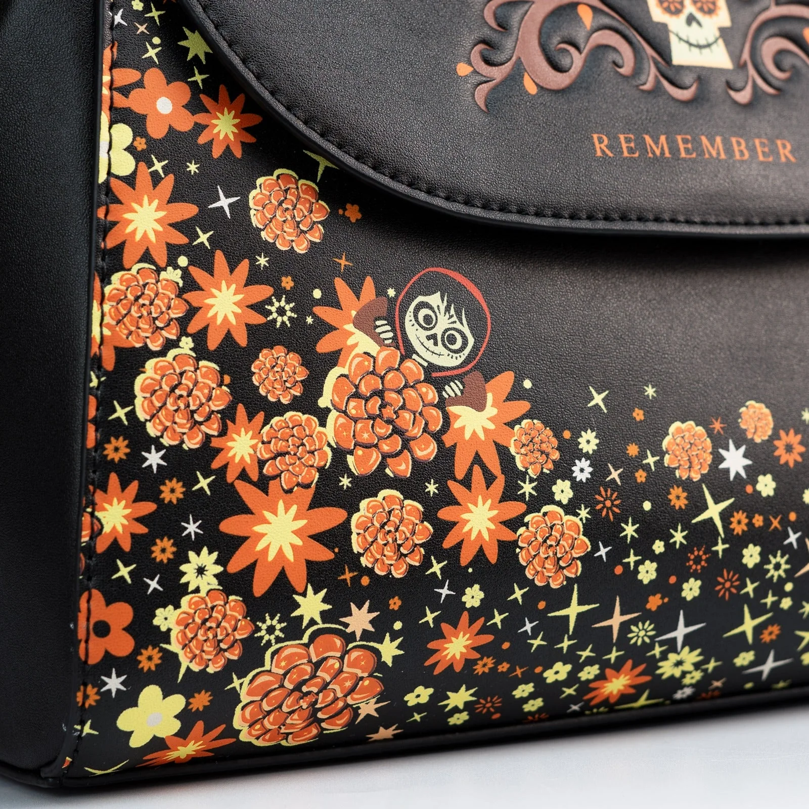 Loungefly x Disney Pixar Coco Remember Me Floral Handbag - Image 3