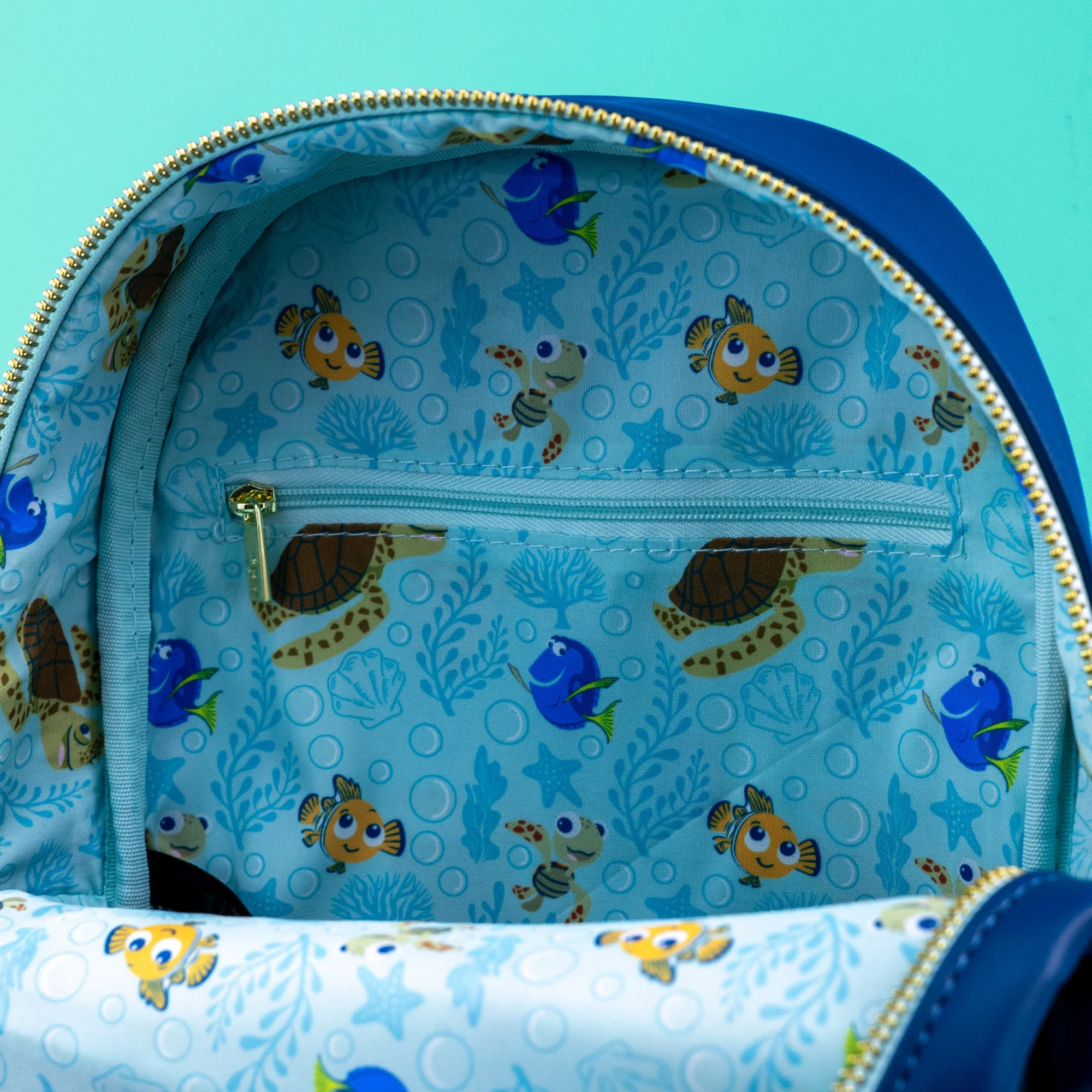 Loungefly x Disney Pixar Finding Nemo Crush and Friends Mini Backpack - Image 8