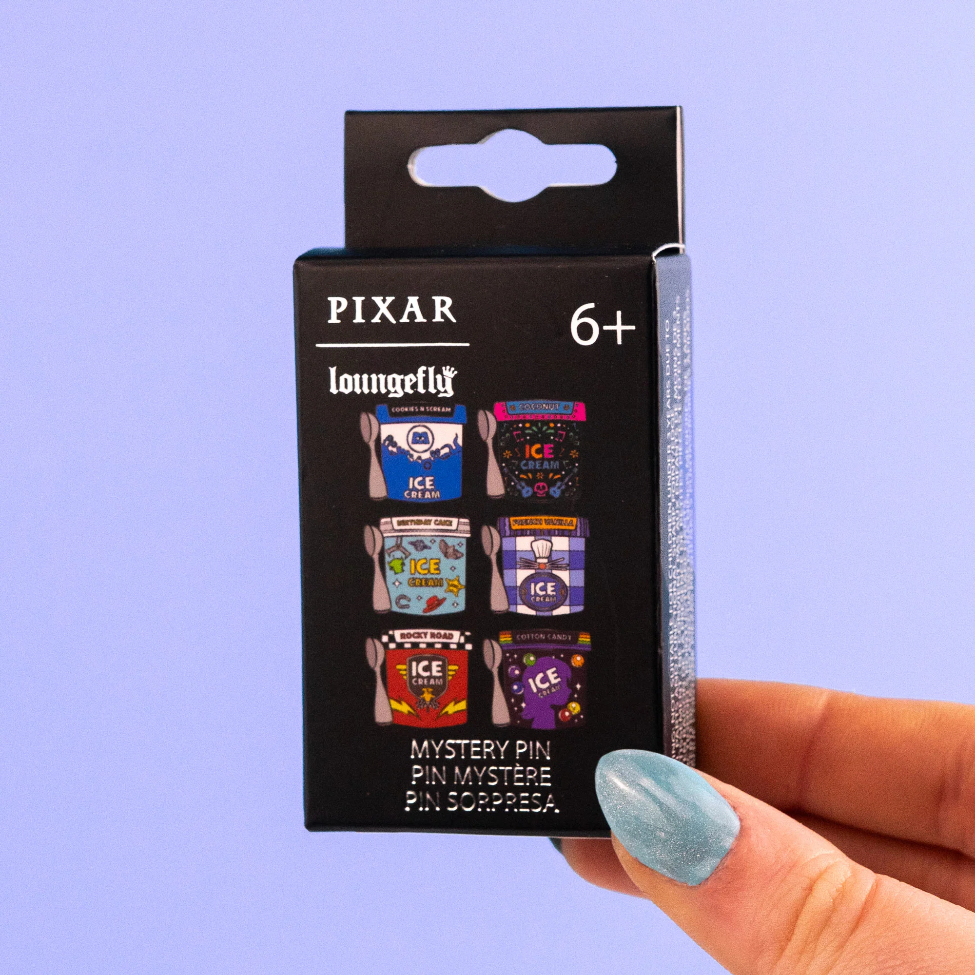 Loungefly x Disney Pixar Ice Cream Tub Blind Box Mystery Pin - Image 2
