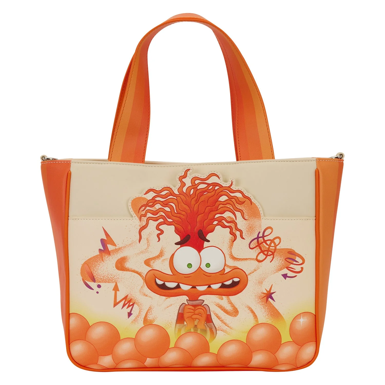 Loungefly x Disney Pixar Inside Out 2 Anxiety Tote Bag With Coin Bag - Image 2