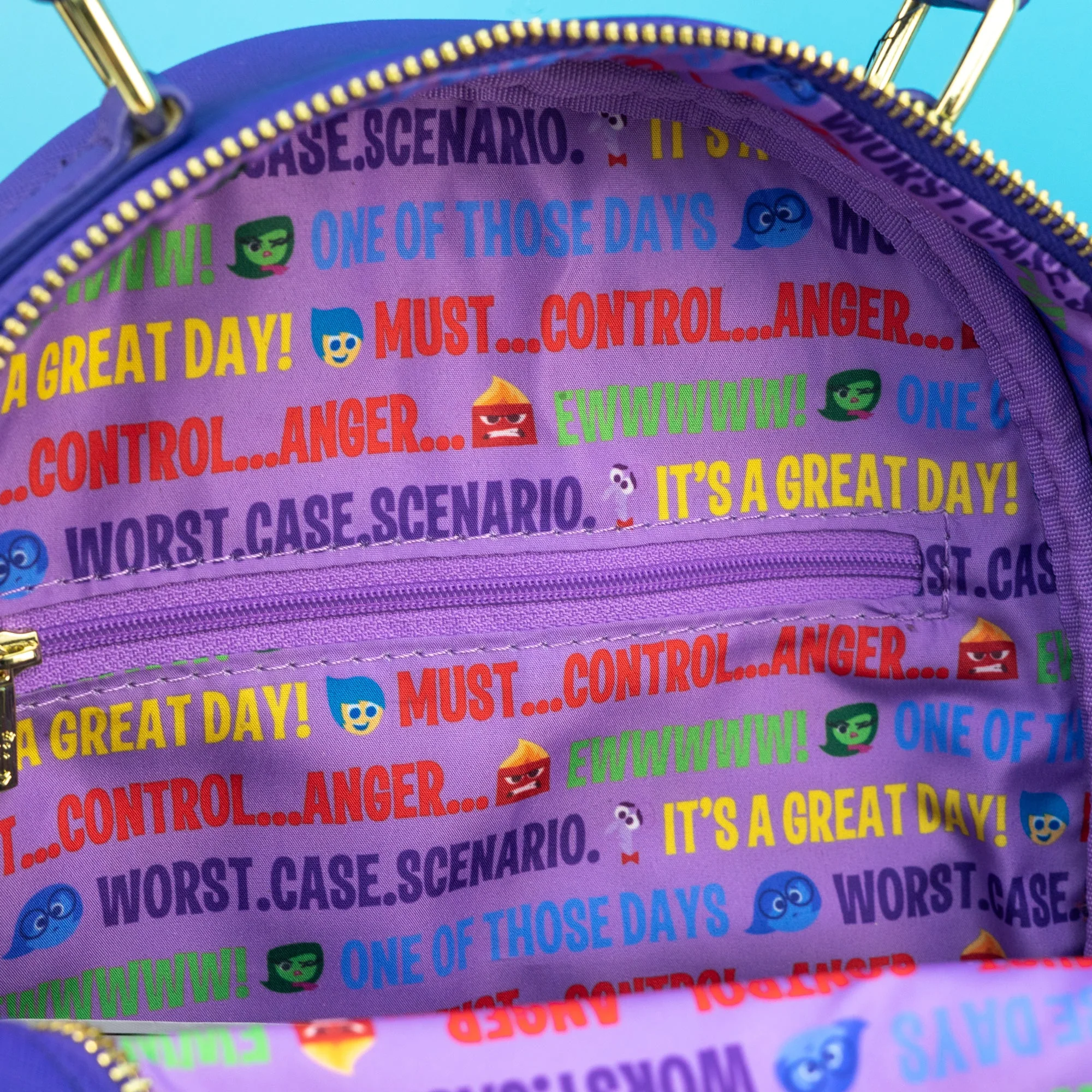 Loungefly x Disney Pixar Inside Out Crew Mini Backpack - Image 5
