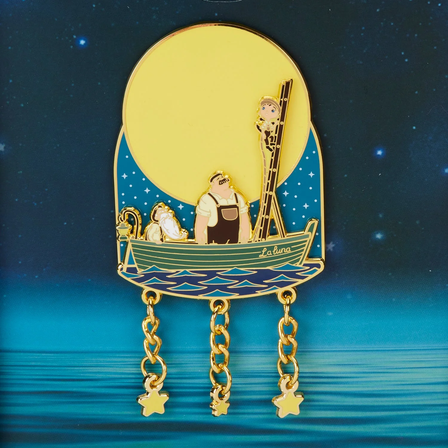 Loungefly x Disney Pixar La Luna Glow 3 Inch Pin - Image 3