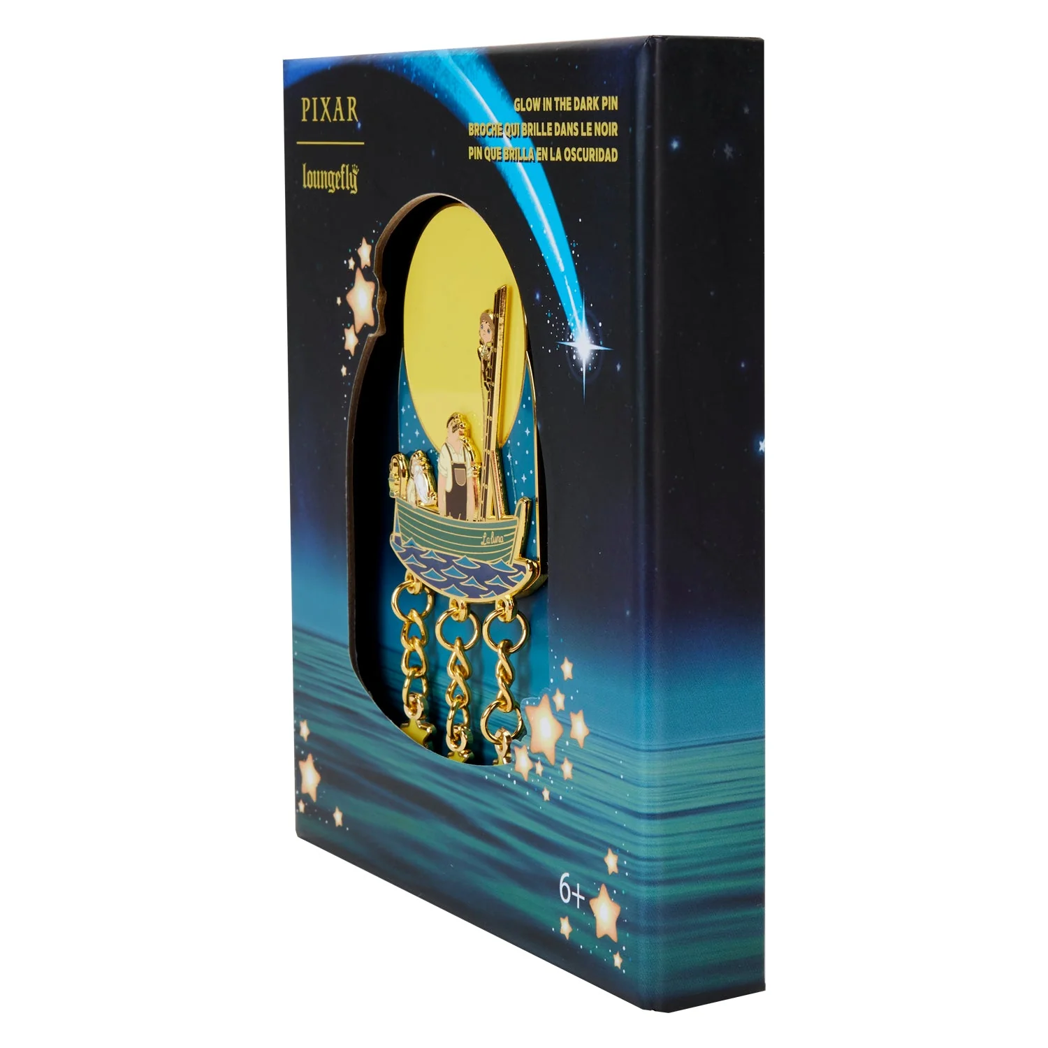Loungefly x Disney Pixar La Luna Glow 3 Inch Pin - Image 6