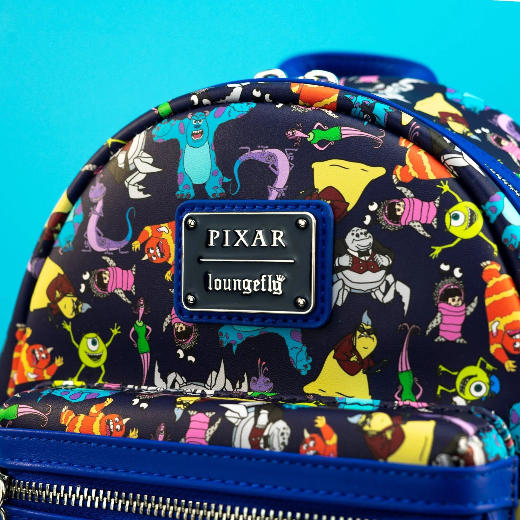 Loungefly x Disney Pixar Monsters Inc AOP Mini Backpack - Image 2