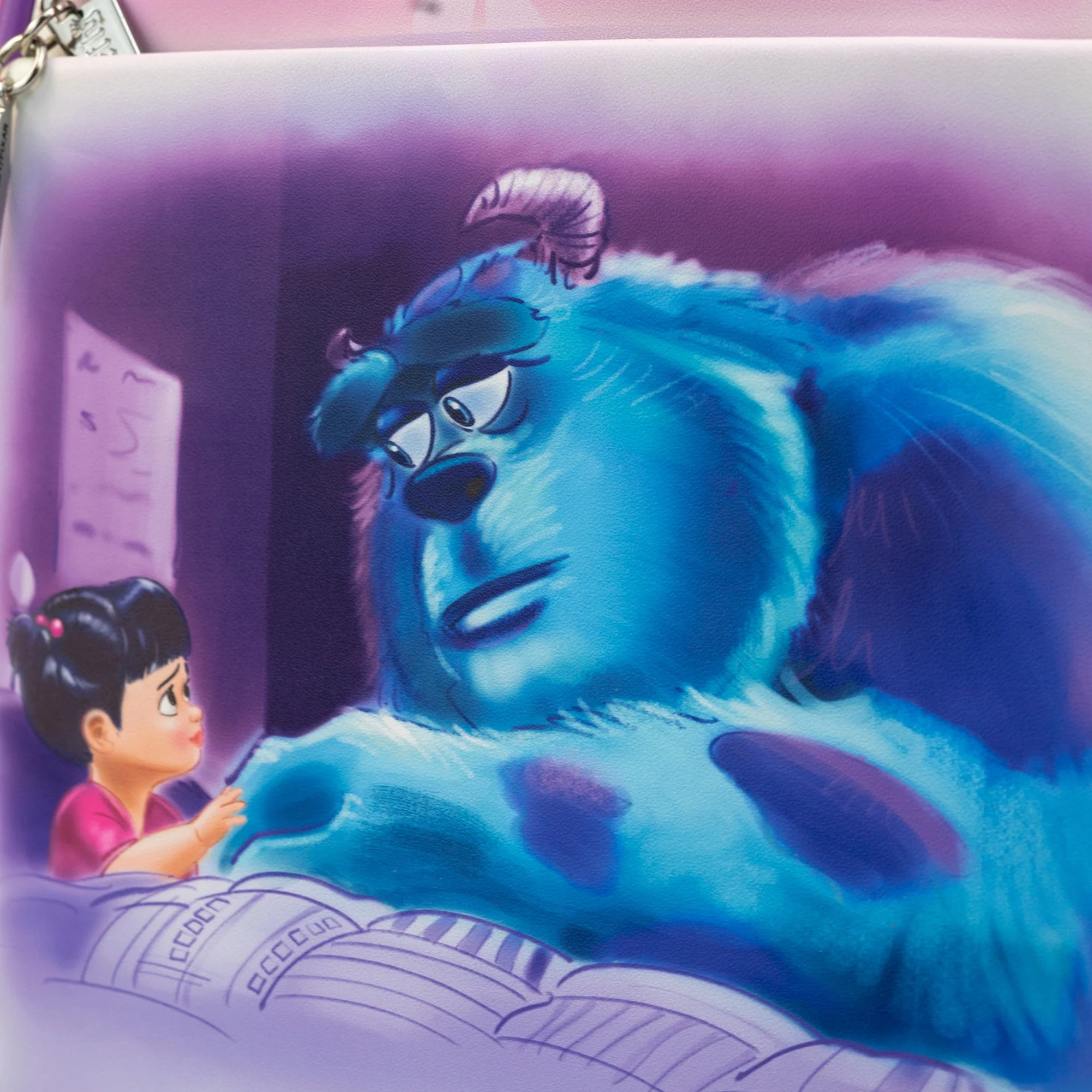 Loungefly x Disney Pixar Monsters Inc Boo and Sully Bed Scene Mini Backpack - Image 3