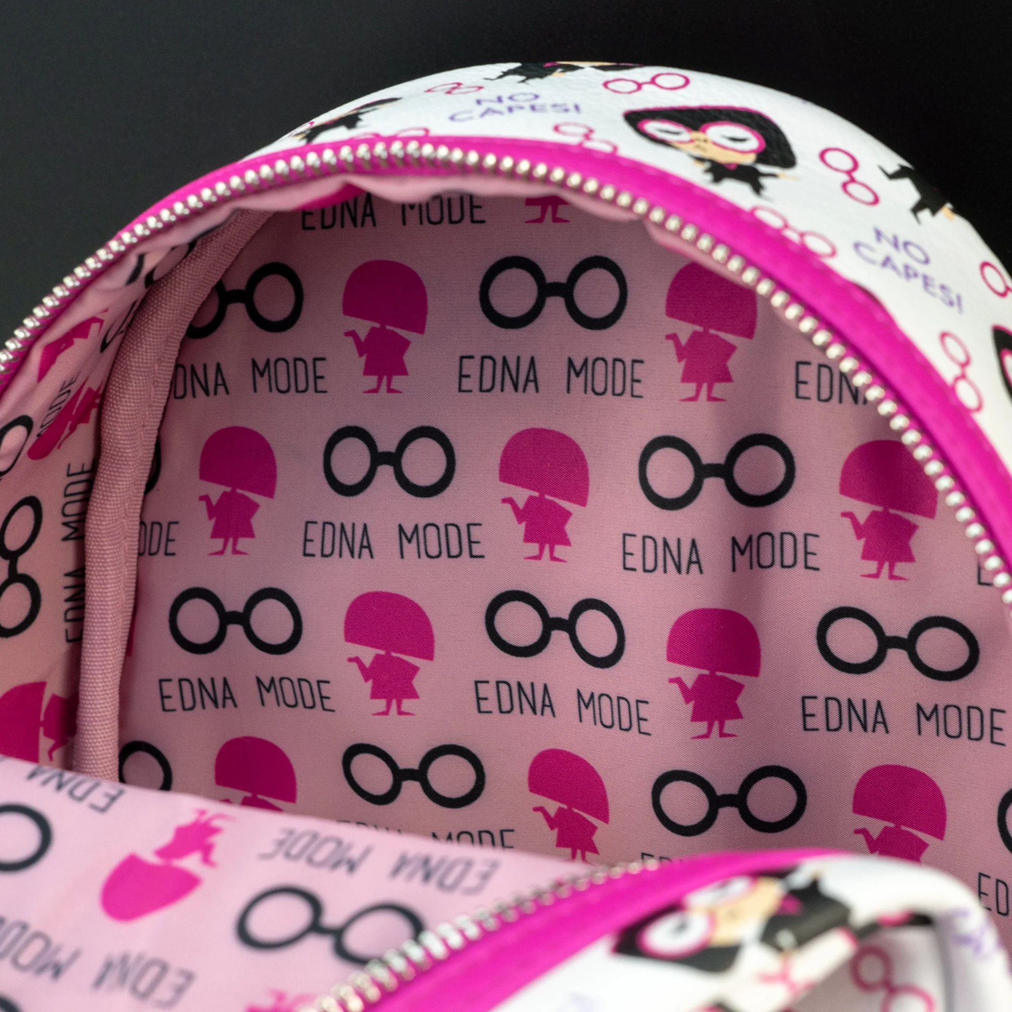 Loungefly x Disney Pixar The Incredibles Edna No Capes Print Mini Backpack - Image 4