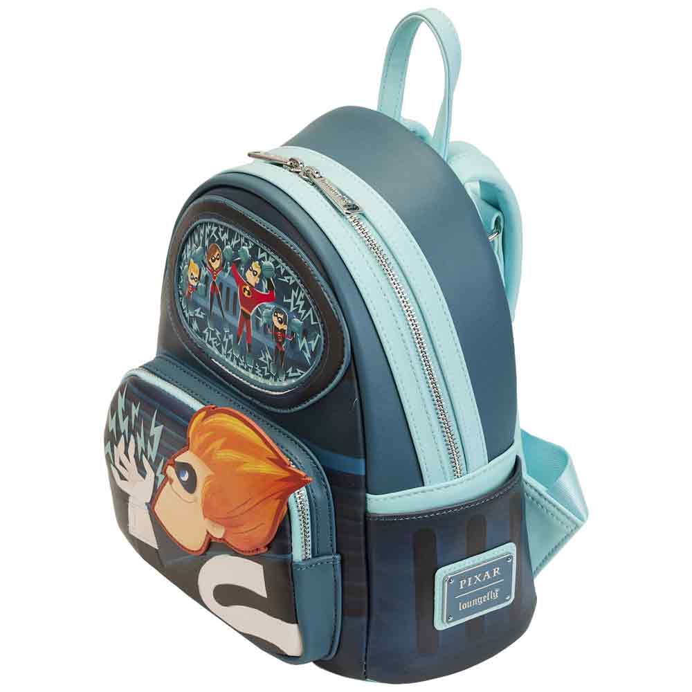 Loungefly x Disney Pixar The Incredibles Syndrome Mini Backpack - Image 3