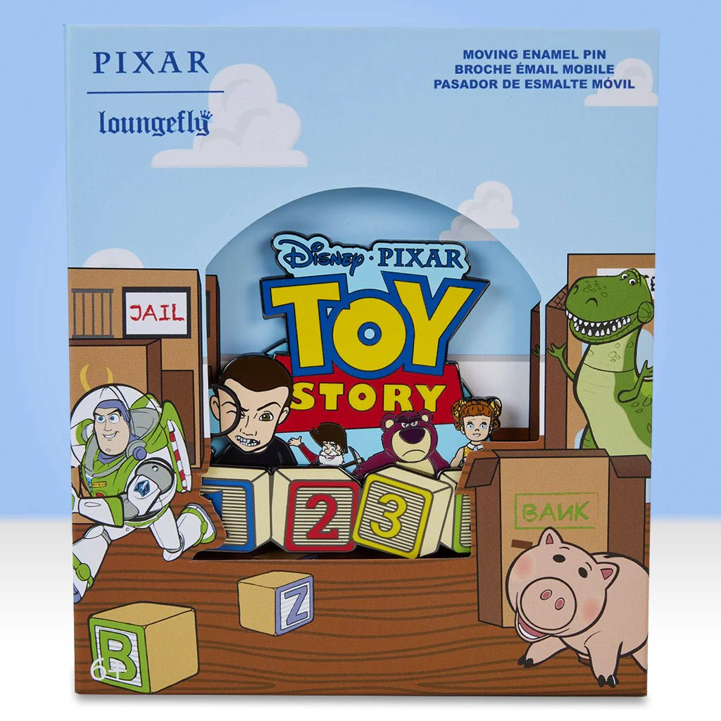 Loungefly x Disney Pixar Toy Story Baddies Sliding 3 Inch Pin - Image 2