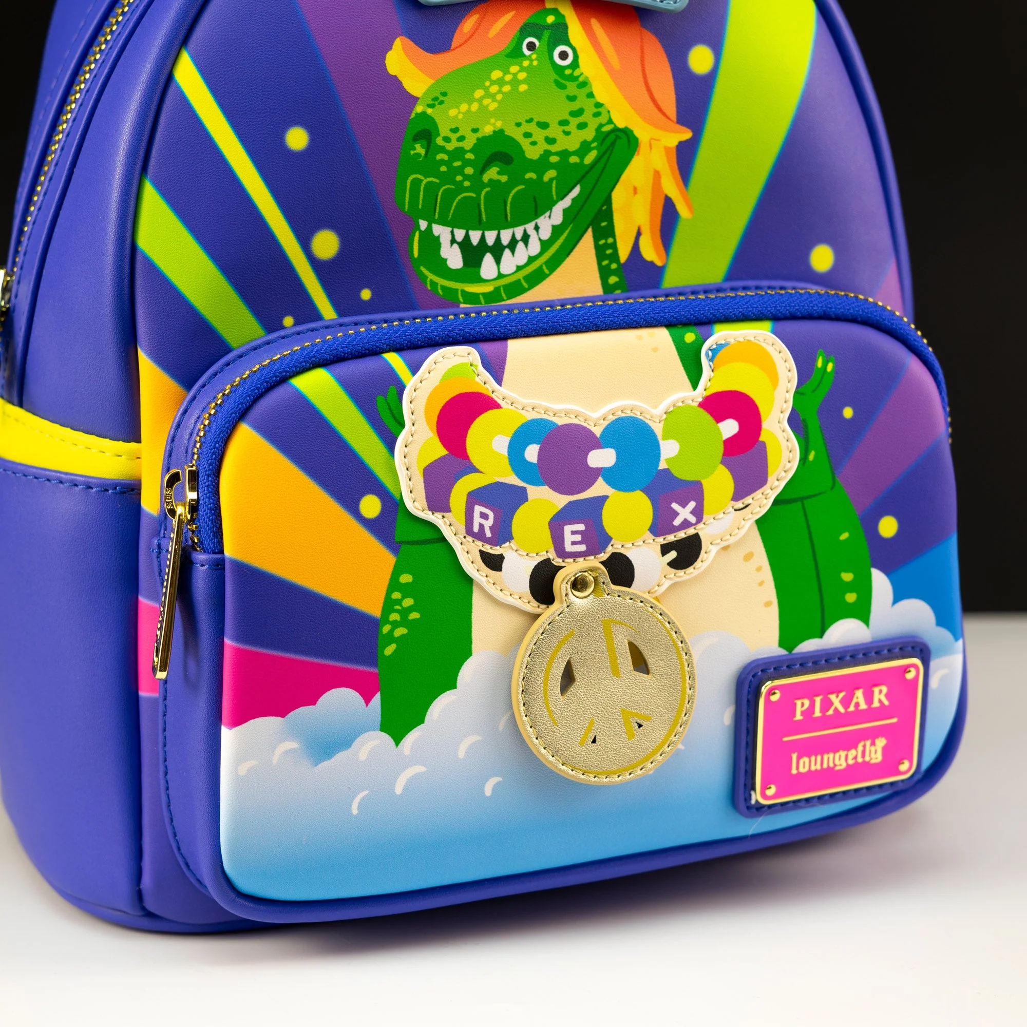 Loungefly x Disney Pixar Toy Story Partysaurus Rex Mini Backpack - Image 3