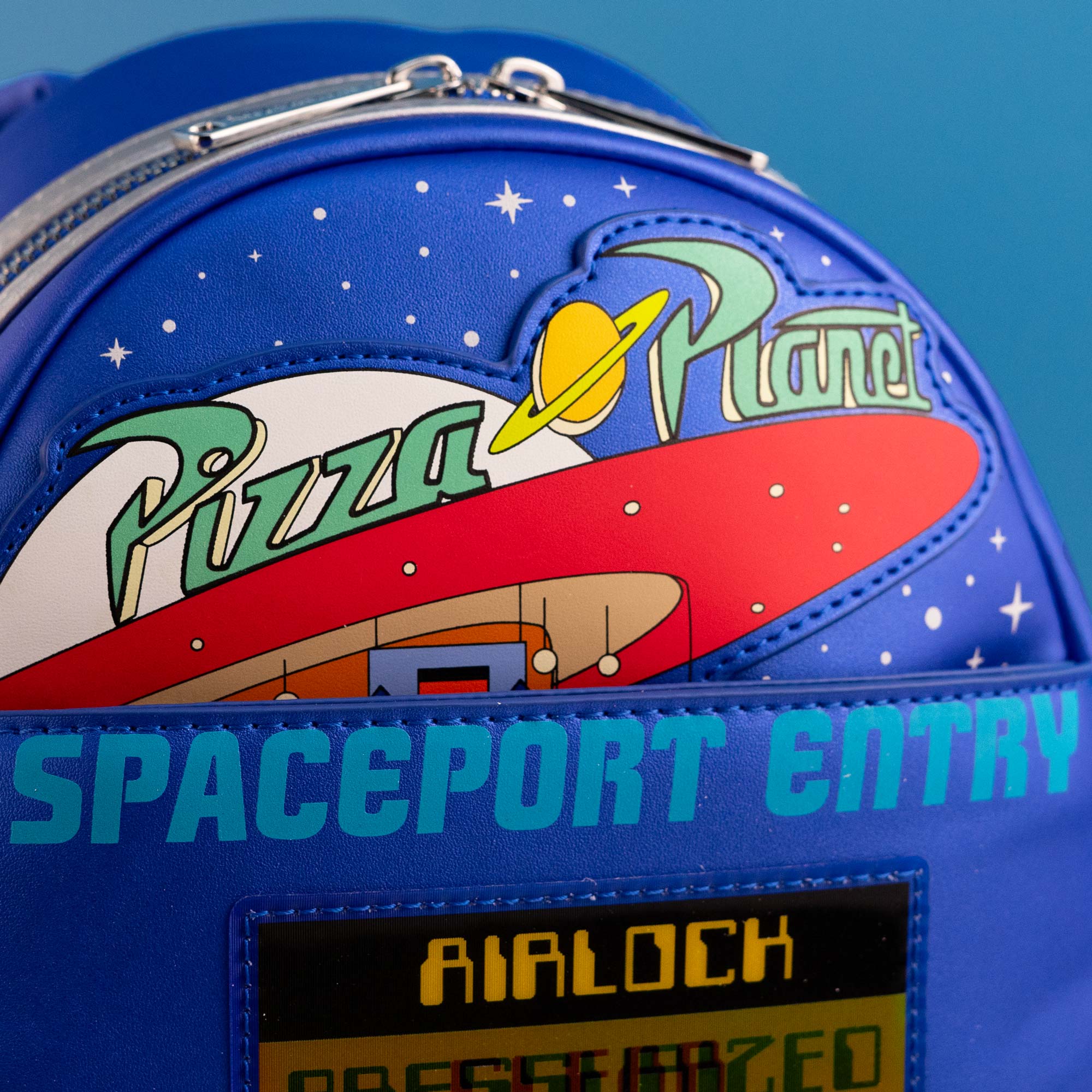 Loungefly x Disney Pixar Toy Story Pizza Planet Space Entry Mini Backpack - Image 2