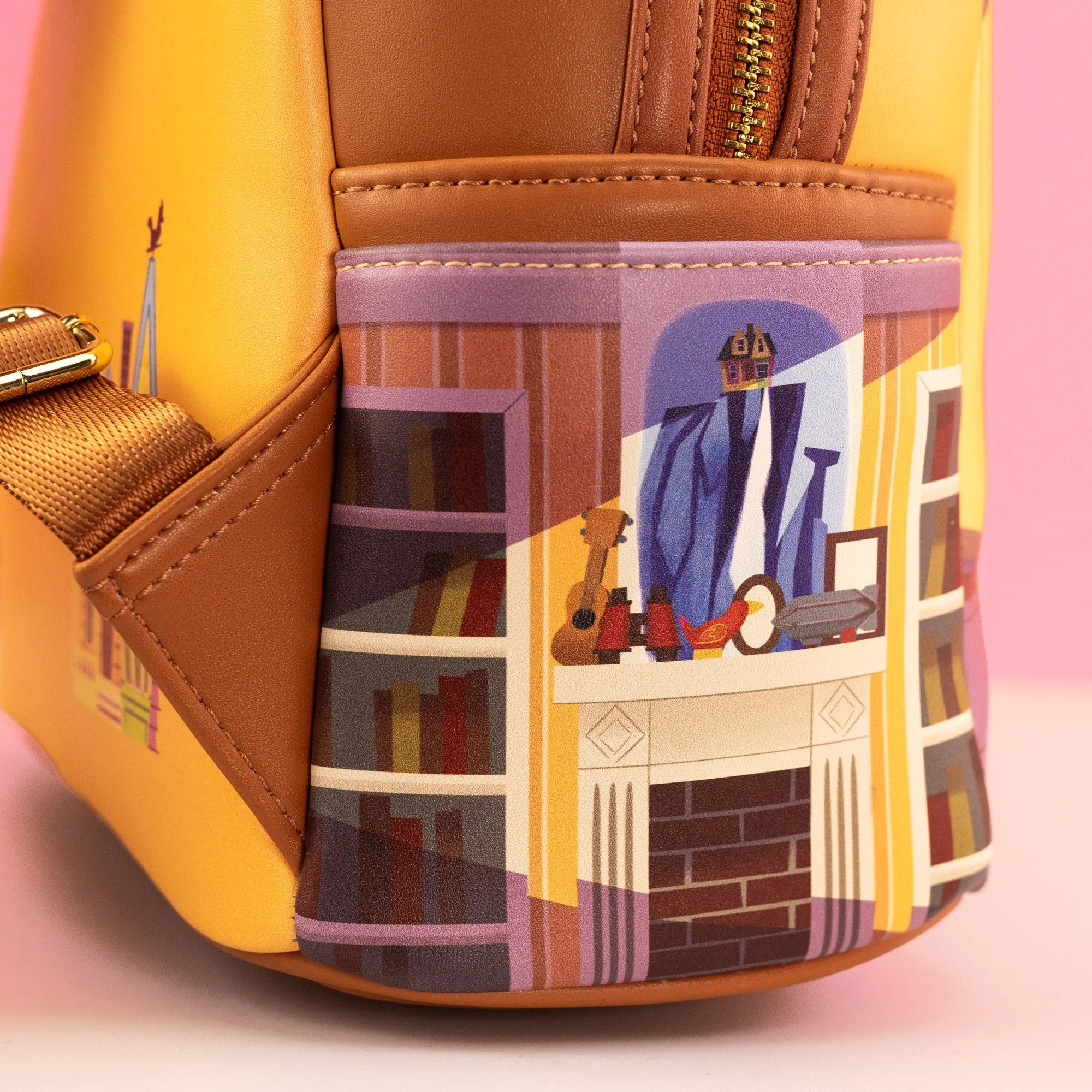 Loungefly x Disney Pixar Up Carl and Ellie Growing Older Together Mini Backpack - Image 4