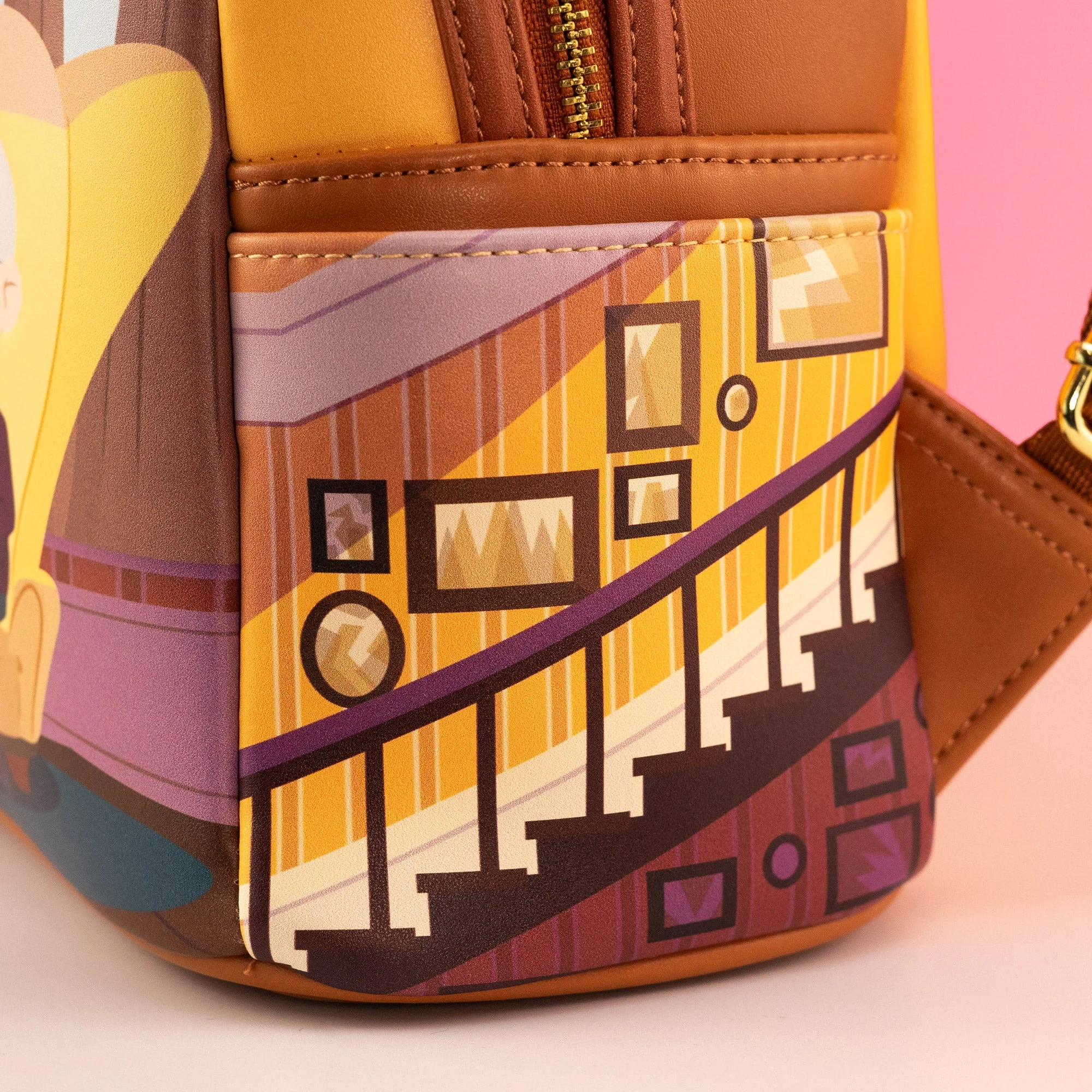Loungefly x Disney Pixar Up Carl and Ellie Growing Older Together Mini Backpack - Image 5