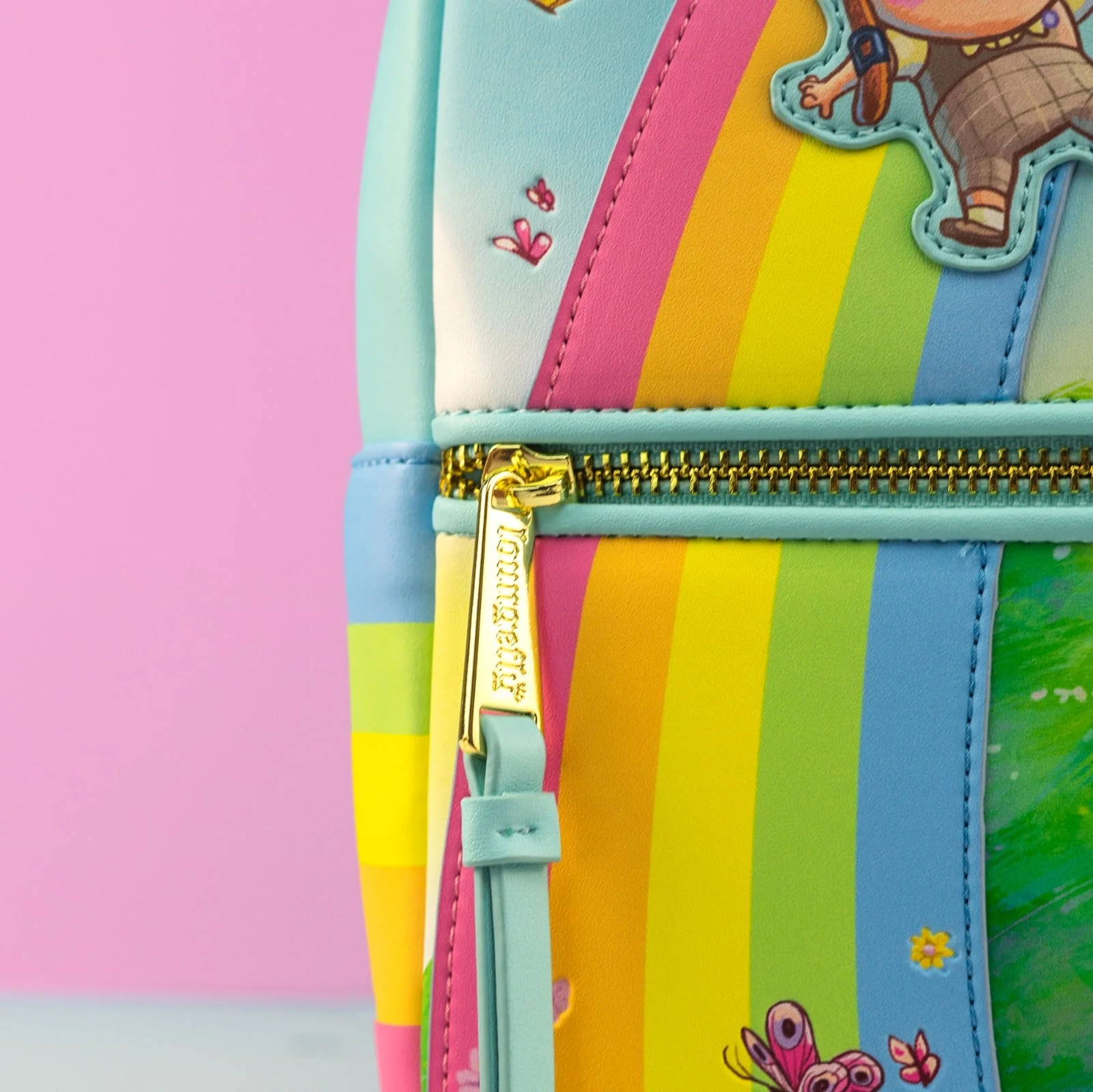 Loungefly x Disney Pixar Up Carl and Ellie Love Heart Balloons Mini Backpack - Image 3
