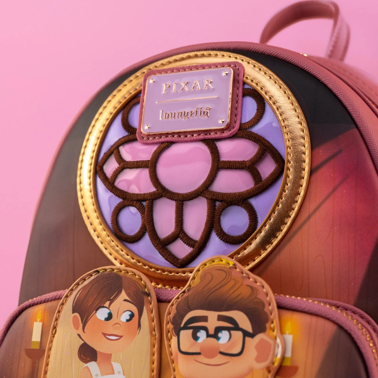 Loungefly x Disney Pixar Up Carl and Ellie Wedding Scene Mini Backpack - Image 2