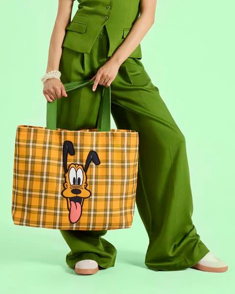 Loungefly x Disney Pluto 95th Anniversary Canvas Tote Bag - Image 2