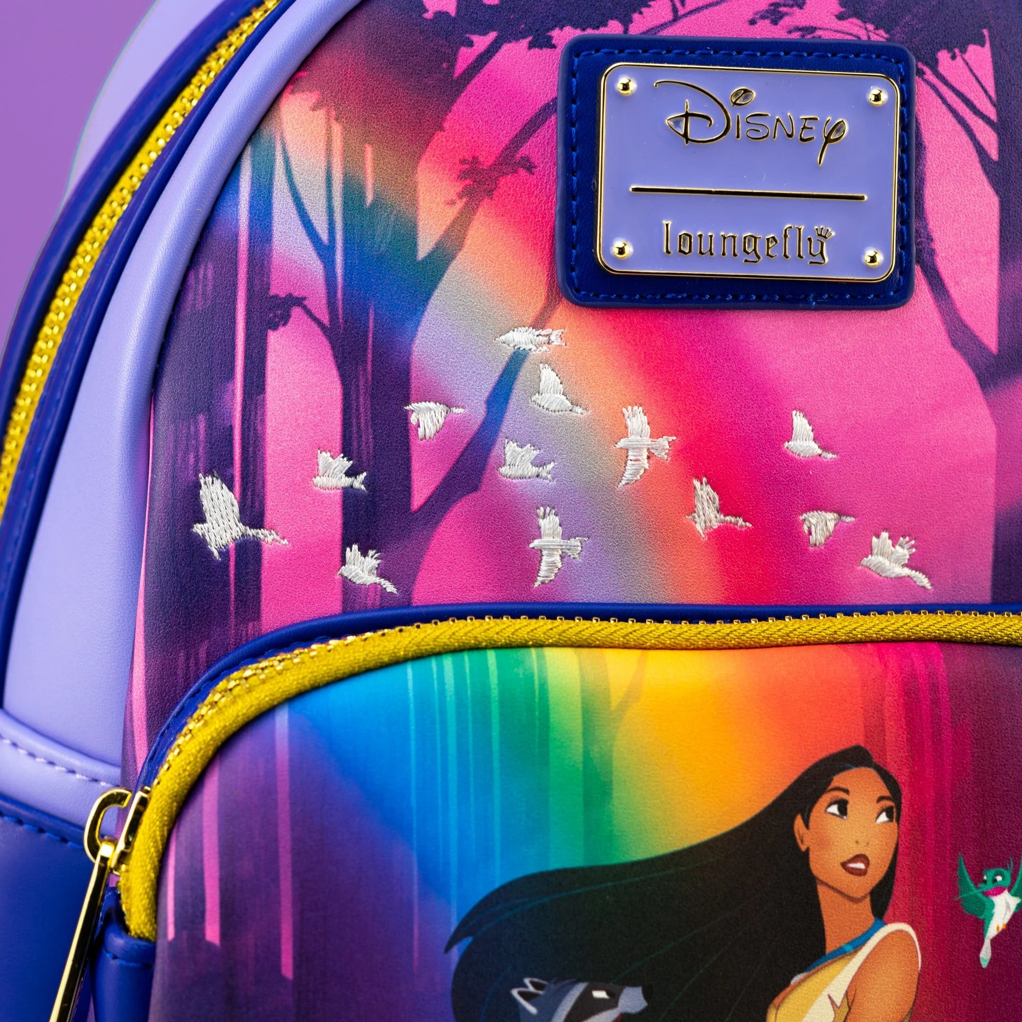 Loungefly x Disney Pocahontas Just Around The River Bend Mini Backpack - Image 3